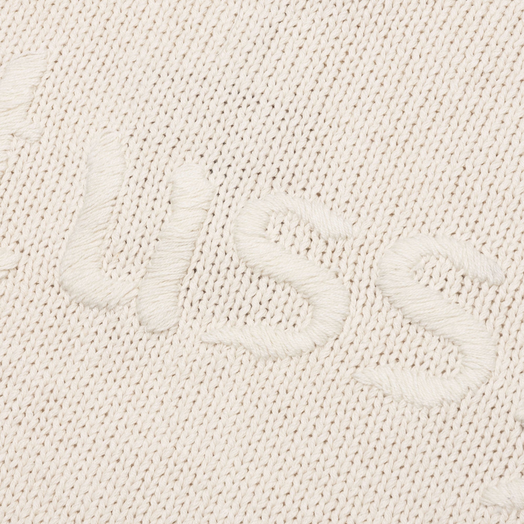 Оригінальна Roll V-Neck Logo Sweater Stussy – збільшений вид