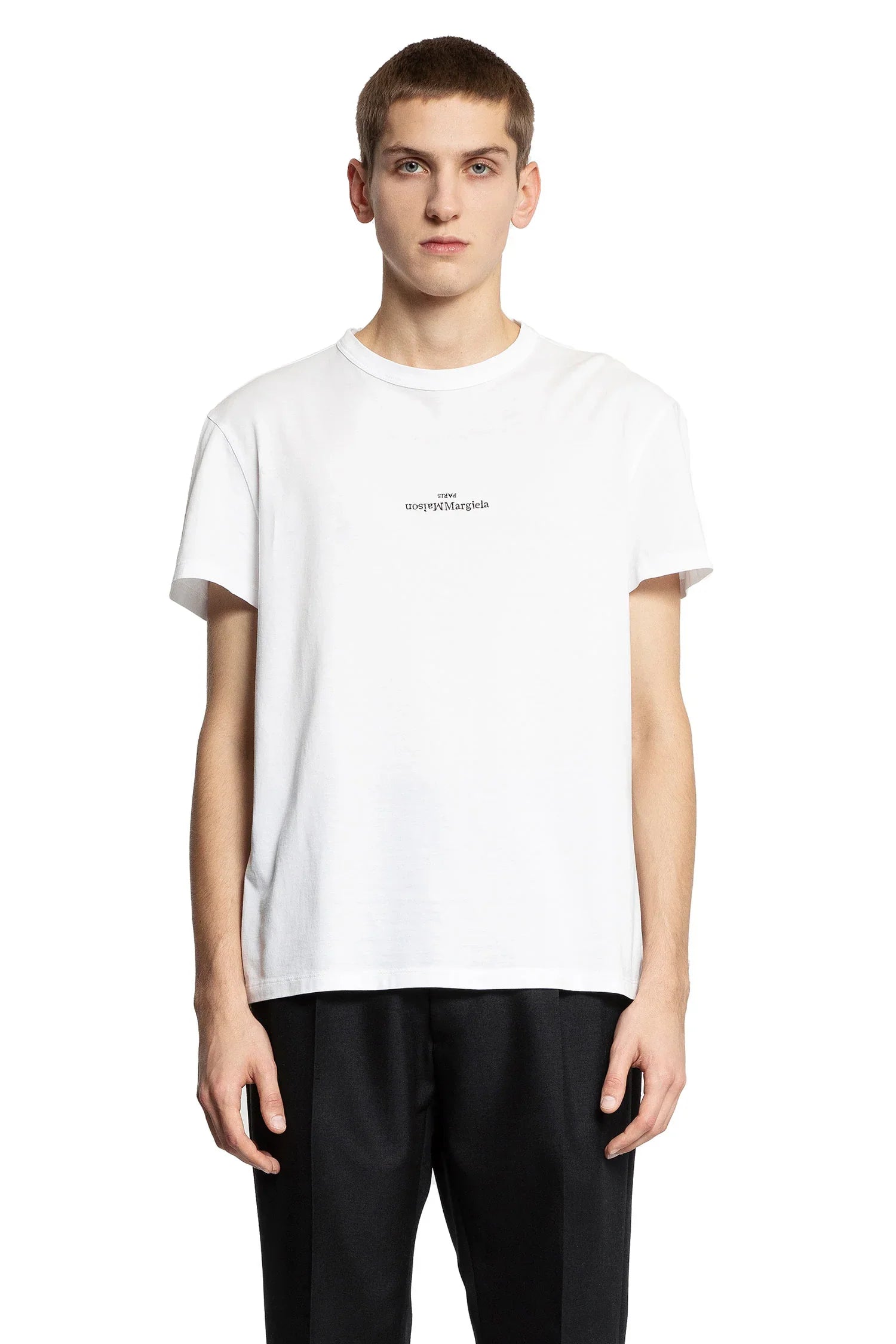 Оригінальна Distorted Logo T-Shirt Maison margiela – боковий вид