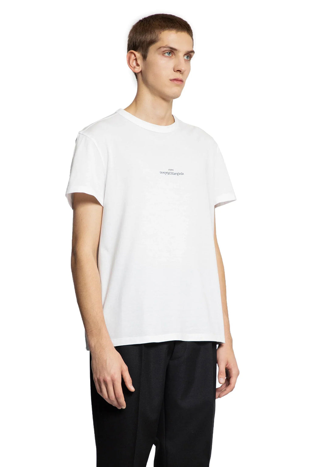 Оригінальна Distorted Logo T-Shirt Maison margiela – вид ззаду