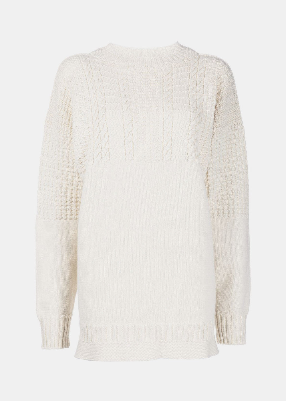 Off White Cable-Knit Sweater Maison margiela оригінал – Купити в Україні – боковий вид