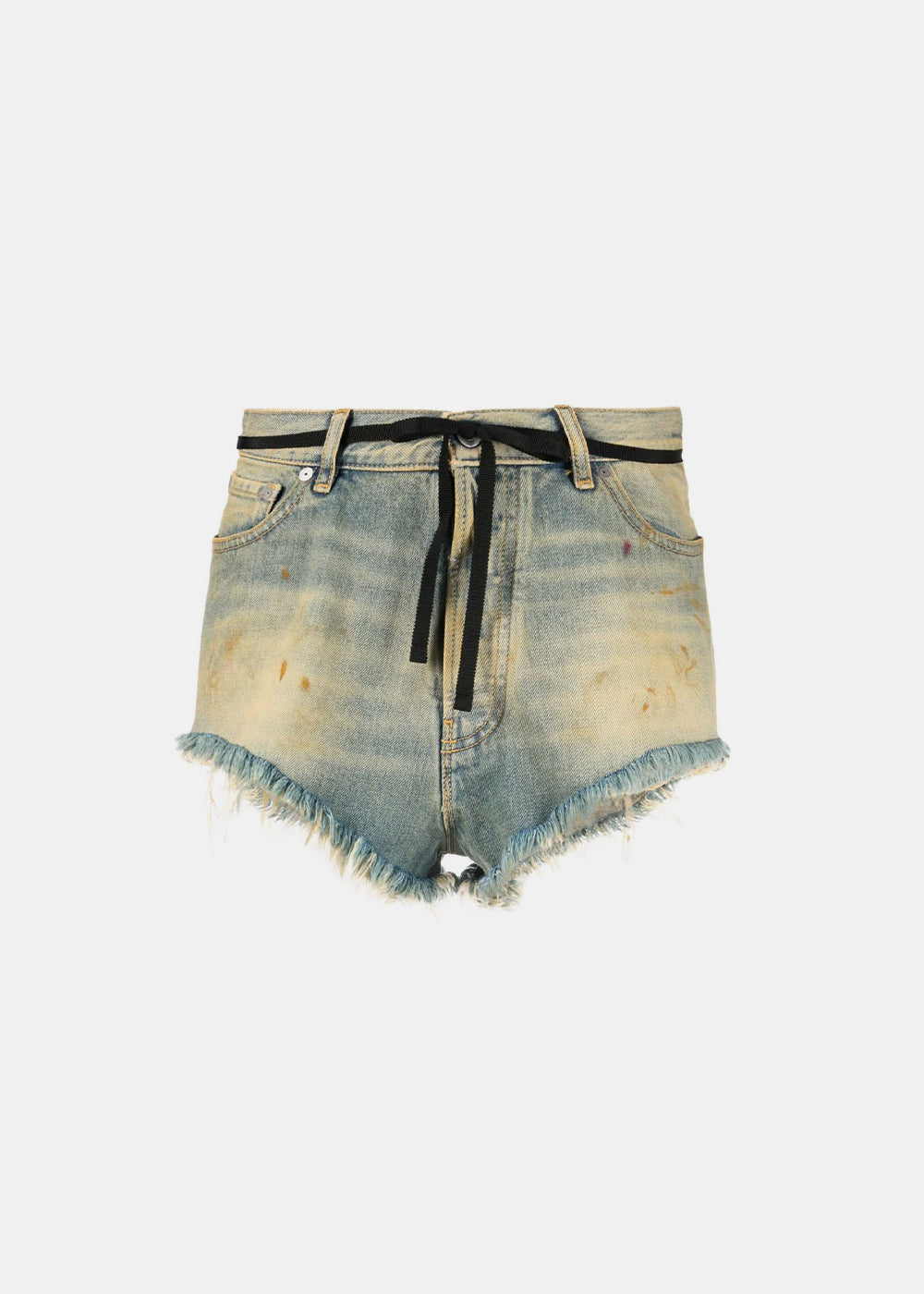 Dirty Blue Denim Shorts Maison margiela – Гарантія оригінальності – боковий вид
