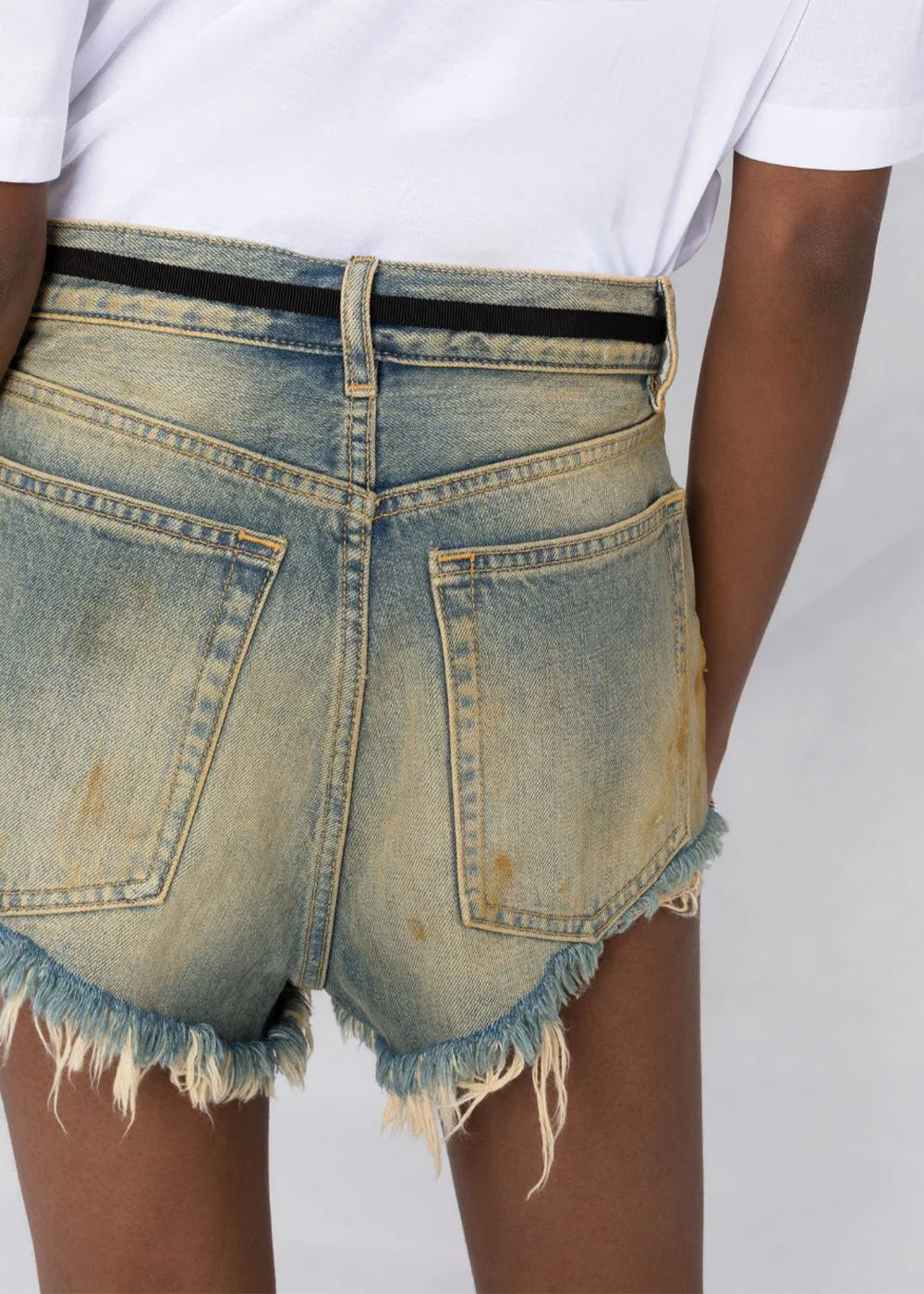 Dirty Blue Denim Shorts Maison margiela – Гарантія оригінальності – збільшений вид