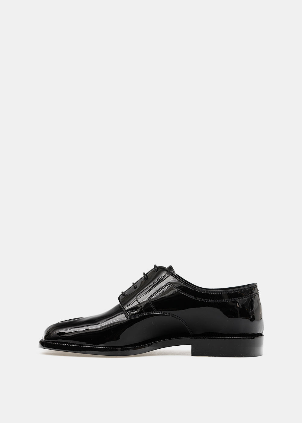 Black Patent Tabi Derbys Maison margiela оригінал – Купити в Україні – вид ззаду