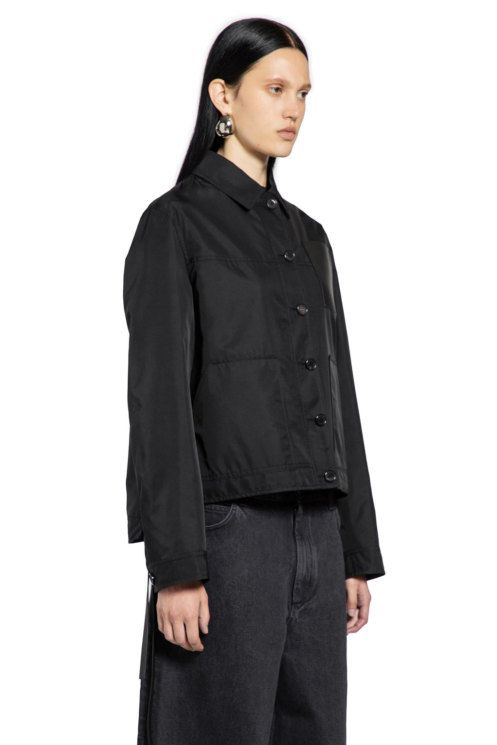 Оригінальна Workwear Jacket In Cupro Blend Loewe – детальний вид