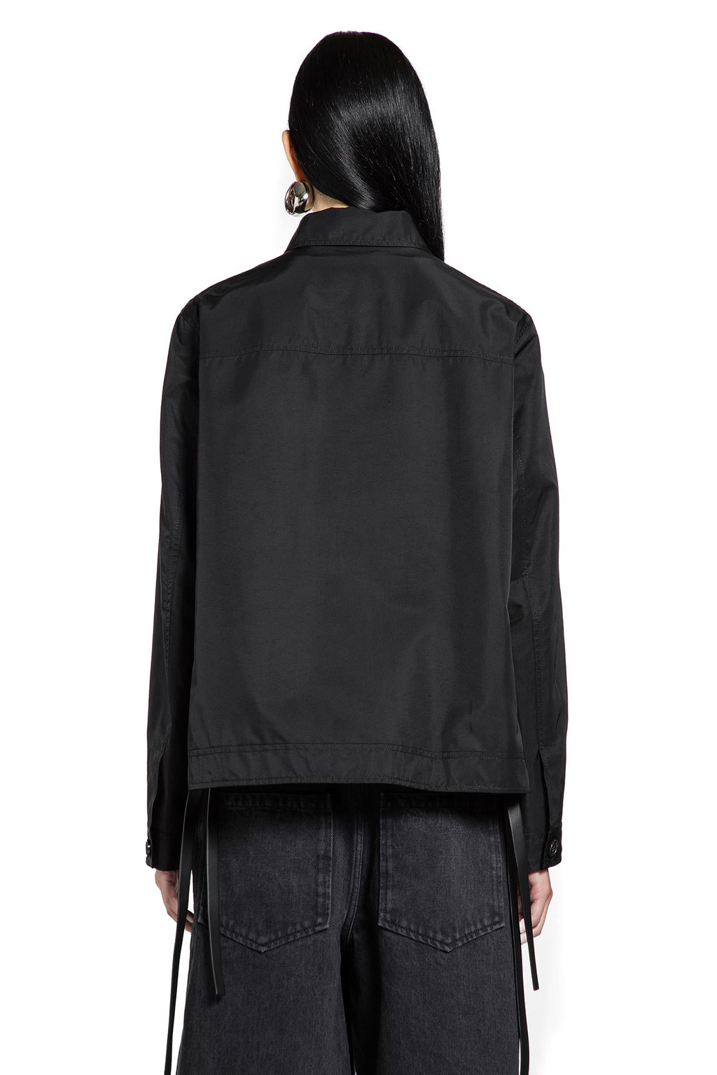 Оригінальна Workwear Jacket In Cupro Blend Loewe – збільшений вид