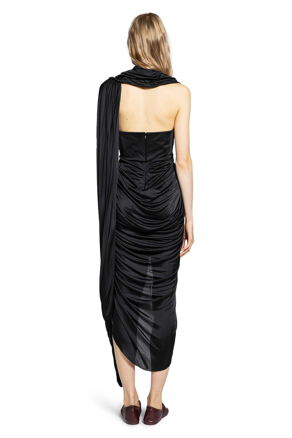 Оригінальна Gathered Dress In Satin Loewe – збільшений вид