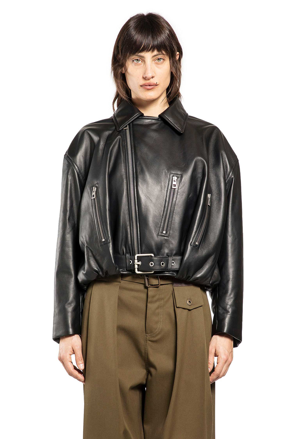 Biker Jacket In Nappa Lambskin Loewe оригінал – Купити в Україні – вид ззаду