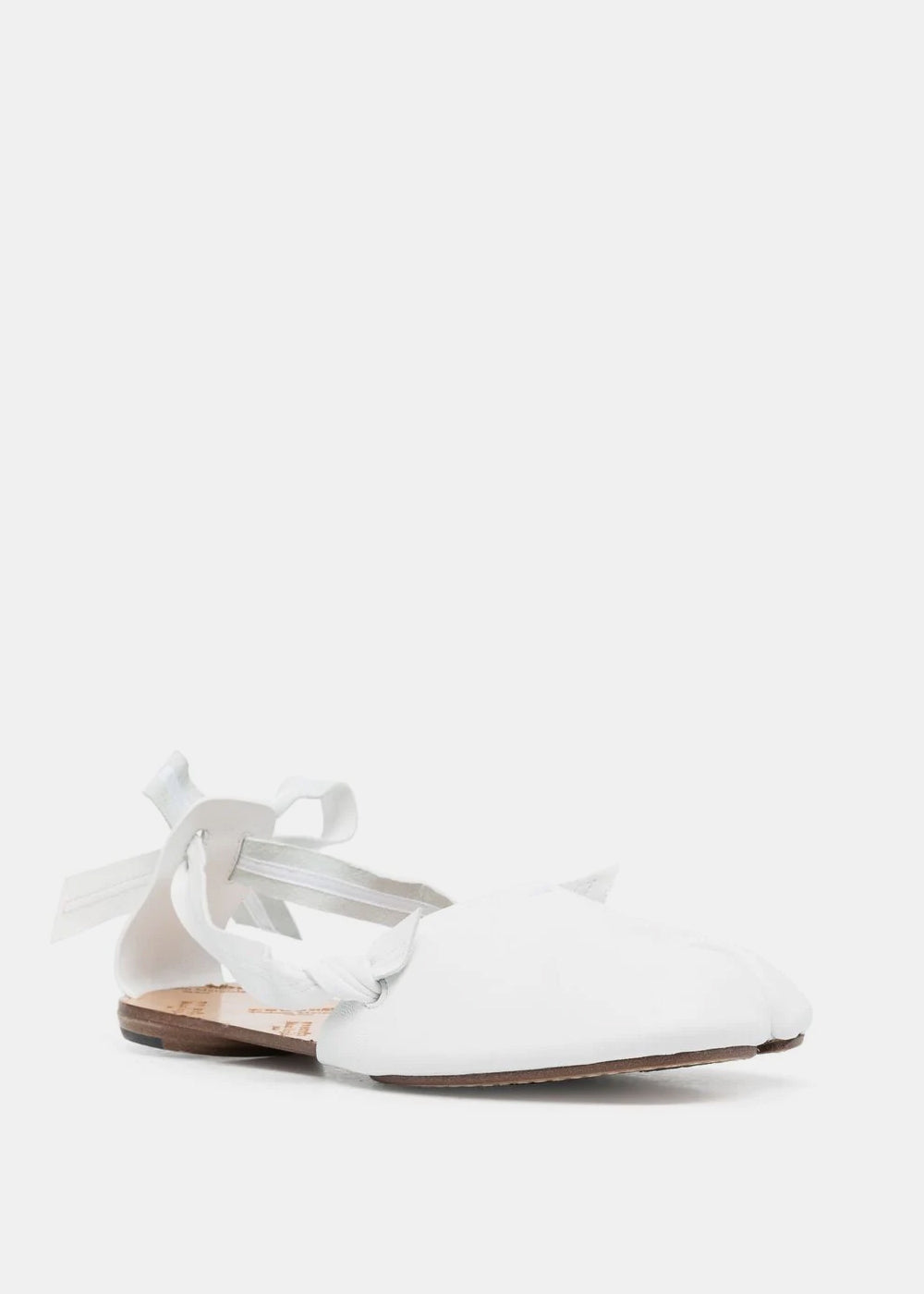 Оригінальна White Tabi Ballerina Sandals Maison margiela – вид ззаду