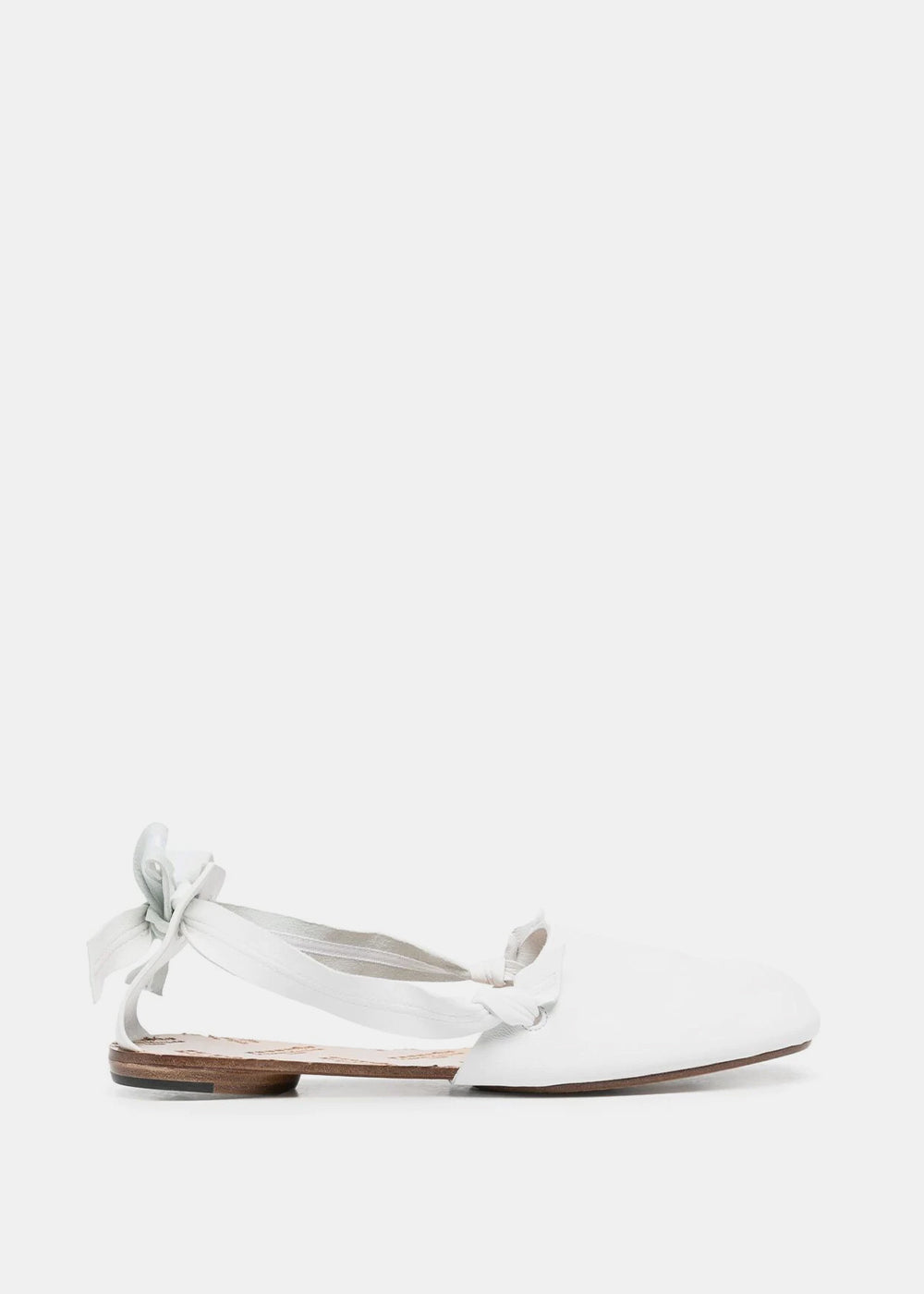 Оригінальна White Tabi Ballerina Sandals Maison margiela – боковий вид