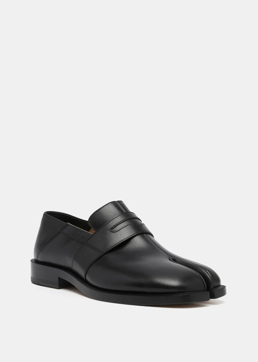 Black Mocassin Tabi Flats Maison margiela – Гарантія оригінальності – вид ззаду