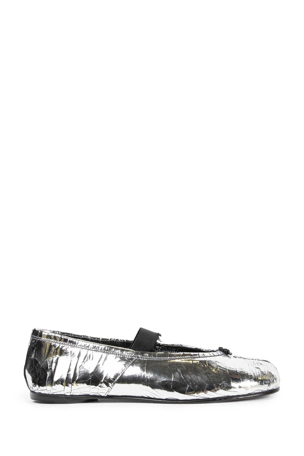 Tabi Cracked Leather Ballerinas Maison margiela оригінал – Купити в Україні – боковий вид