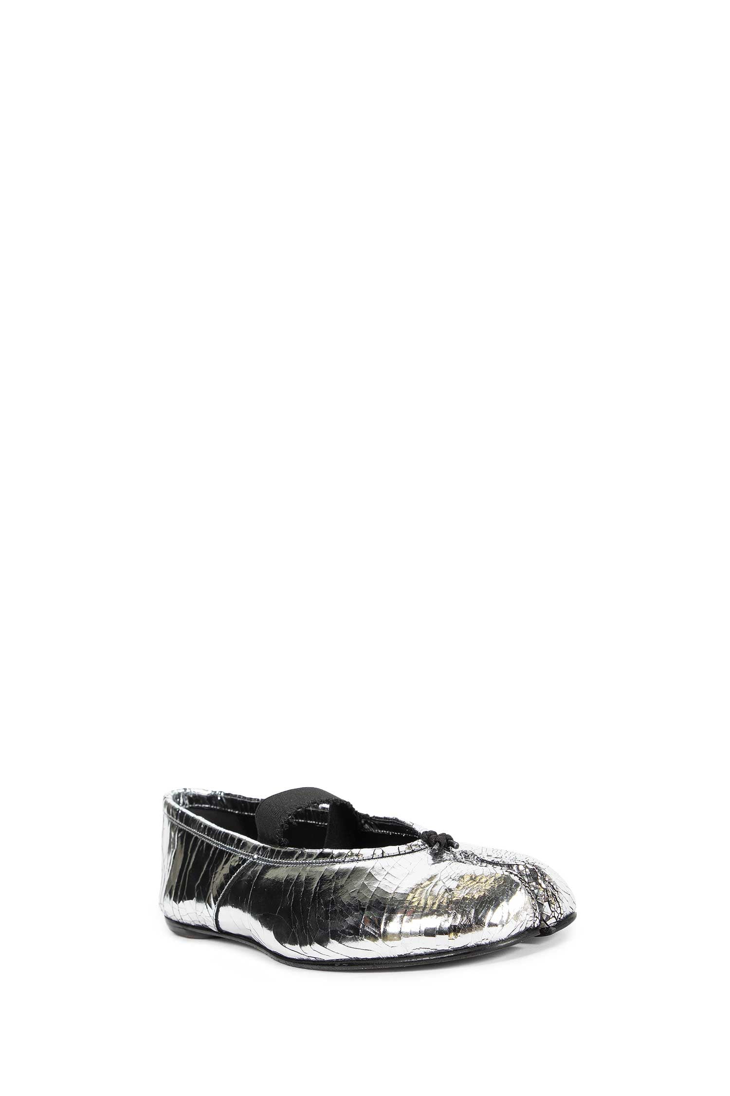 Tabi Cracked Leather Ballerinas Maison margiela оригінал – Купити в Україні – вид ззаду