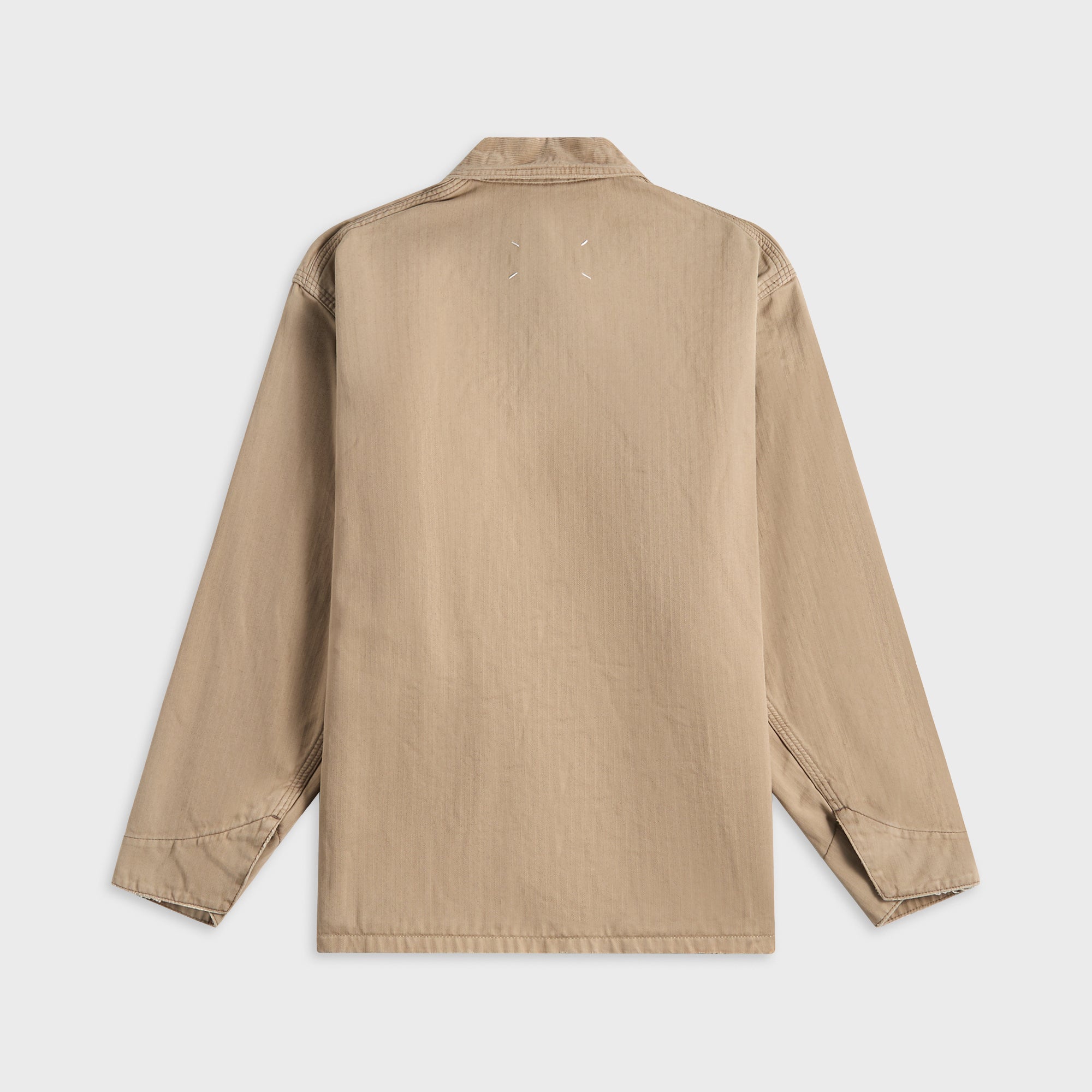 Sports Jacket Stone Washed Beige Maison margiela – Гарантія оригінальності – вид ззаду