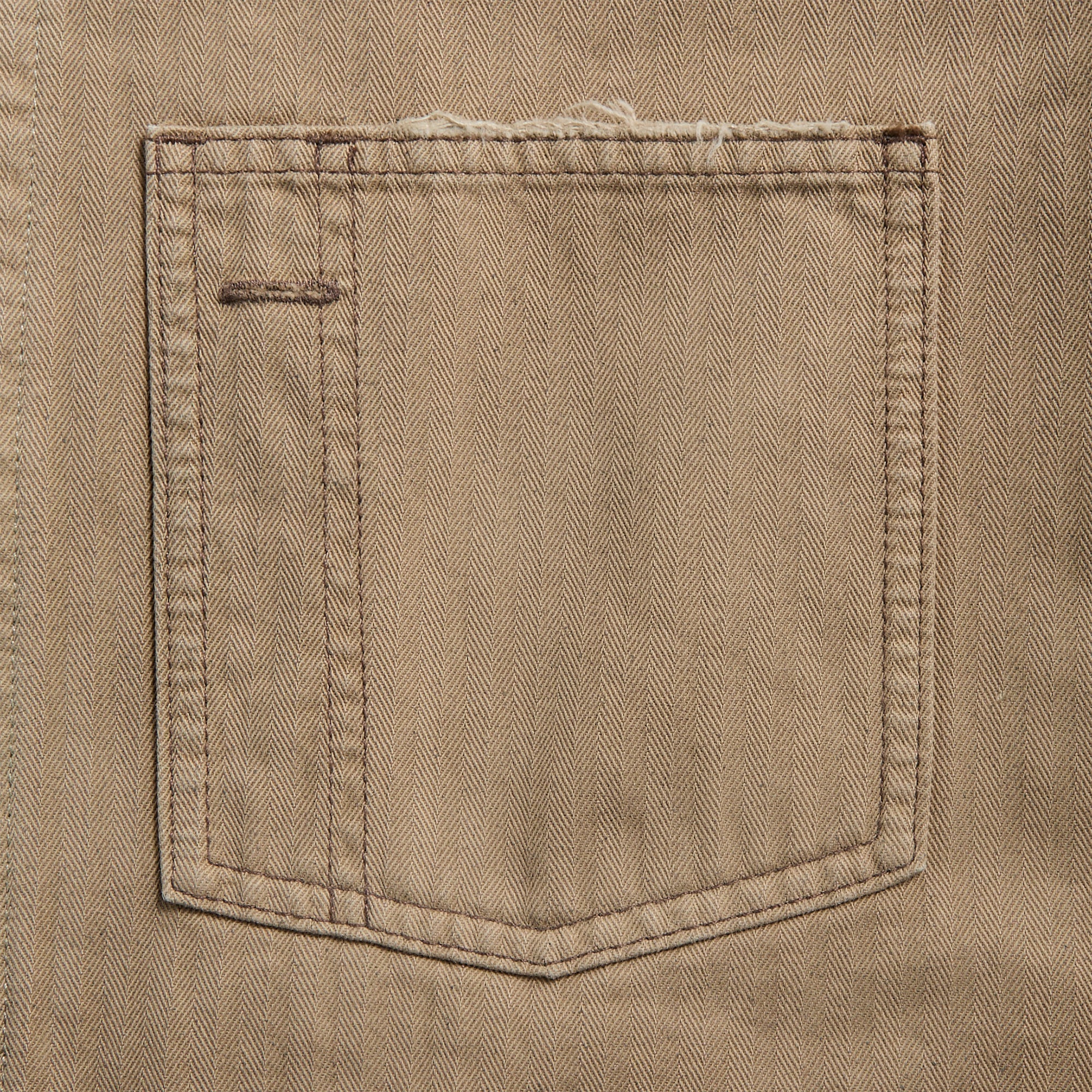 Sports Jacket Stone Washed Beige Maison margiela – Гарантія оригінальності – детальний вид