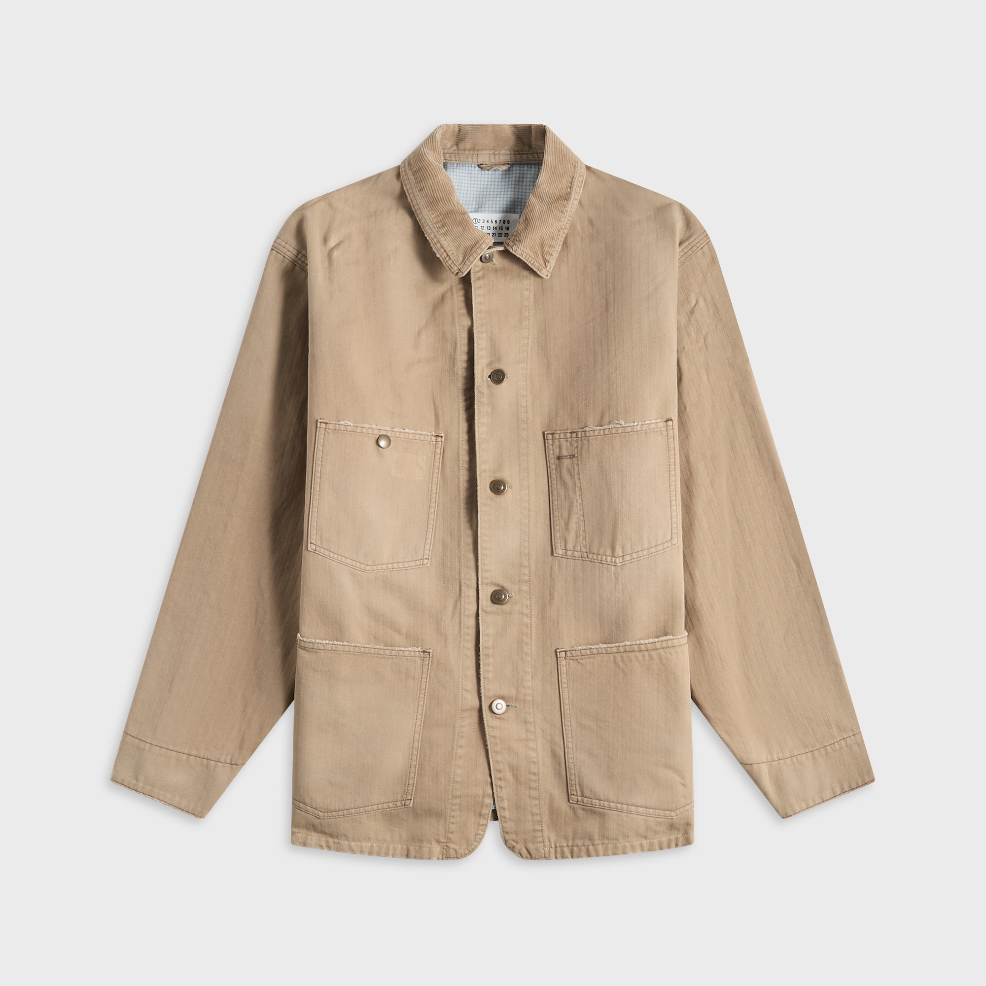 Sports Jacket Stone Washed Beige Maison margiela – Гарантія оригінальності – боковий вид