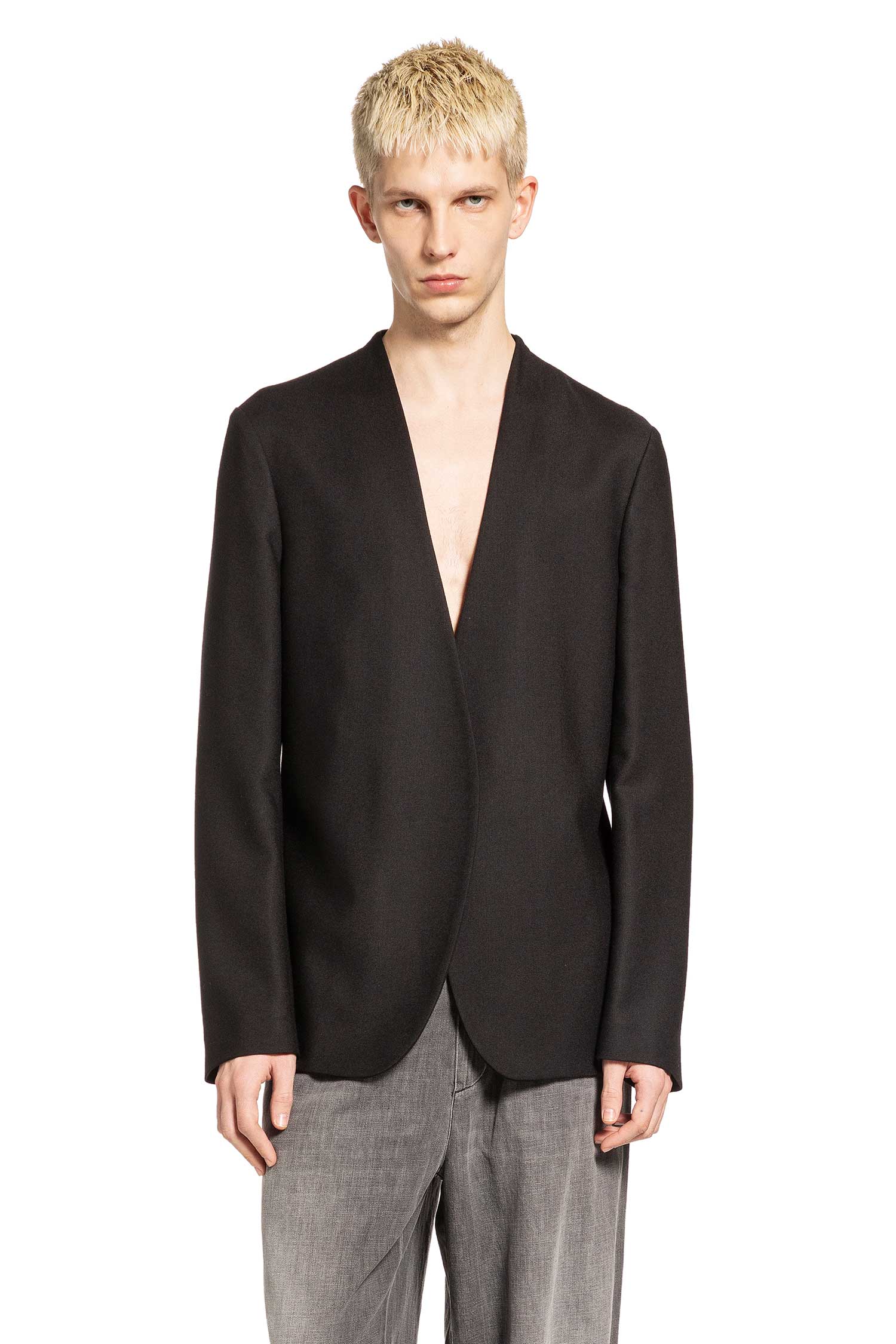 Оригінальна Colllarless Blazer Maison margiela – боковий вид