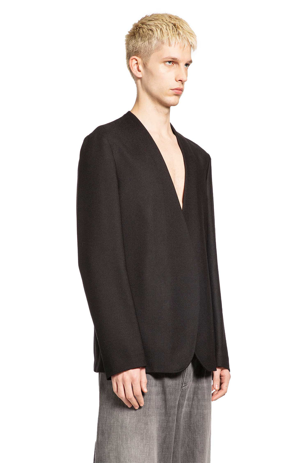 Оригінальна Colllarless Blazer Maison margiela – вид ззаду