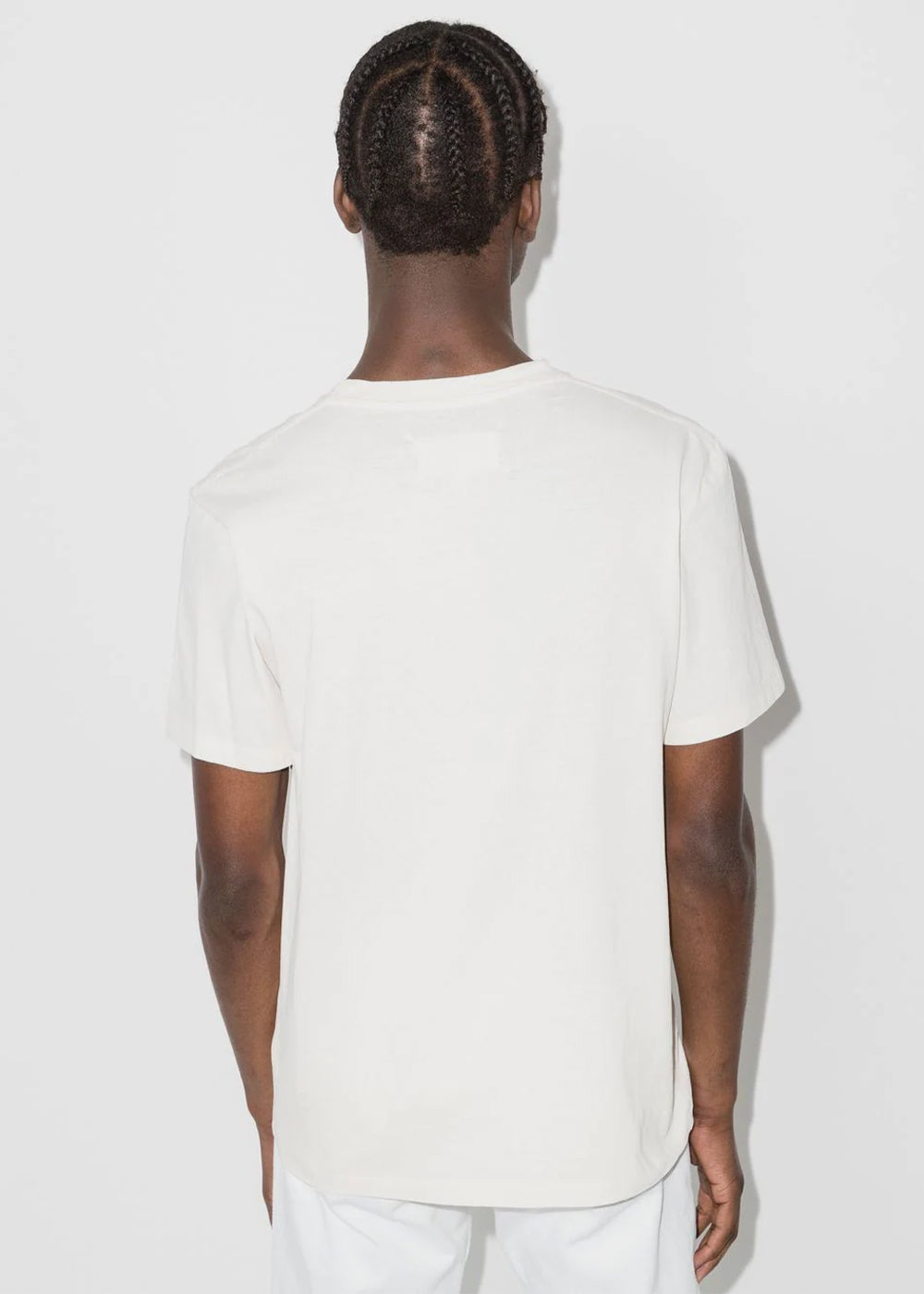 White Cotton T-Shirts Maison margiela – Гарантія оригінальності – детальний вид