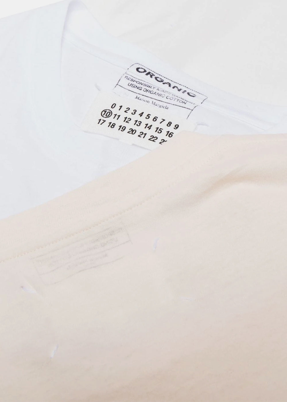 White Cotton T-Shirts Maison margiela – Гарантія оригінальності – збільшений вид