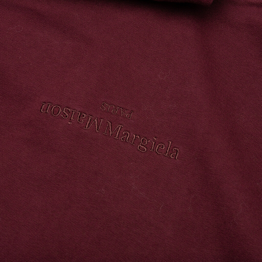 Оригінальна Logo-Embroidered Long-Sleeved Hoodie Maison margiela – детальний вид