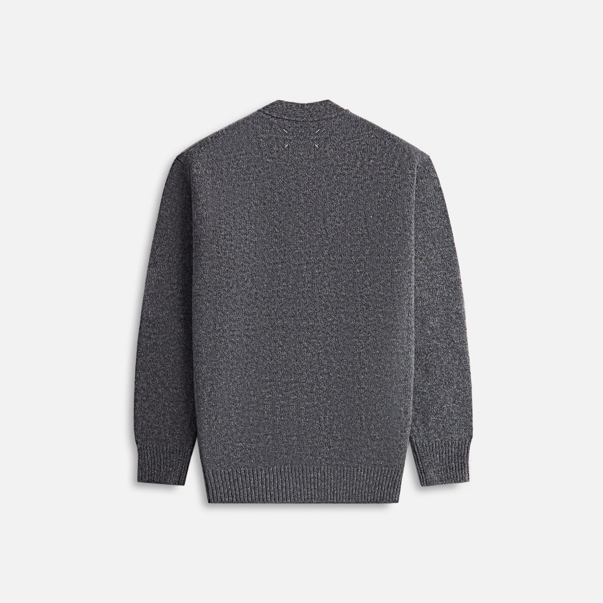 5 Gauge Shetland Cardigan Dark Grey Maison margiela оригінал – Купити в Україні – вид ззаду