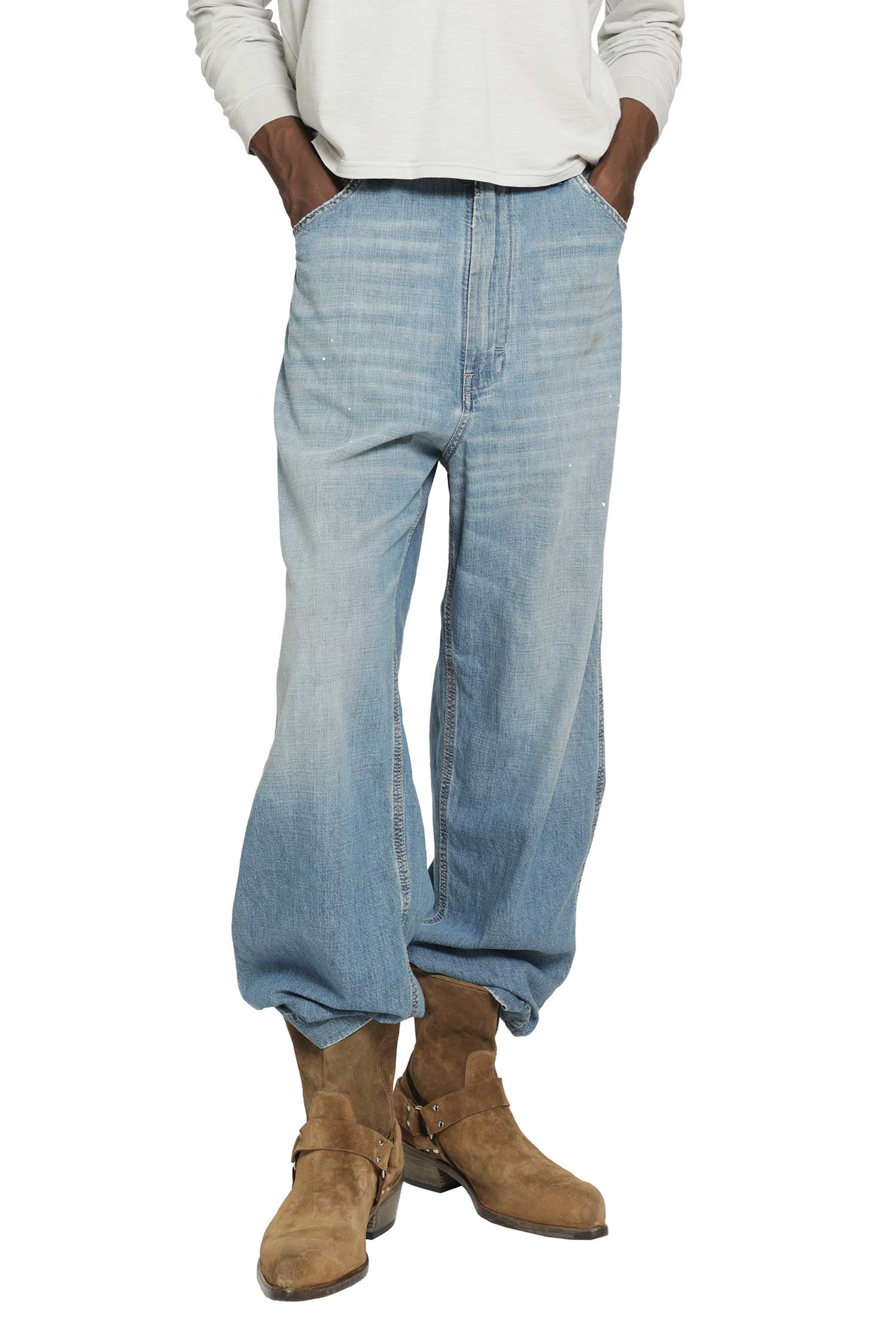 Оригінальна Wide Leg Jeans Maison margiela – боковий вид