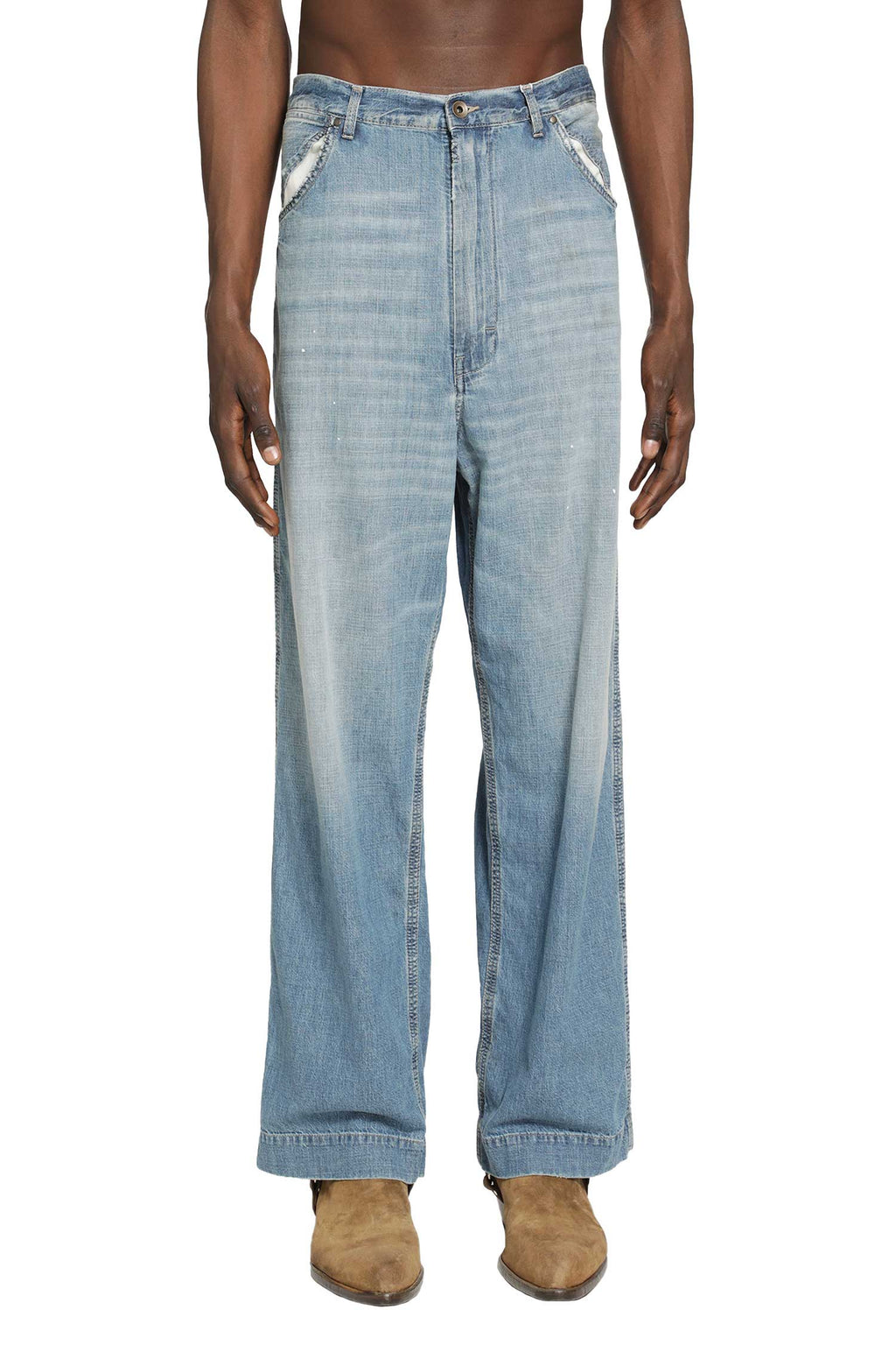 Оригінальна Wide Leg Jeans Maison margiela – вид ззаду