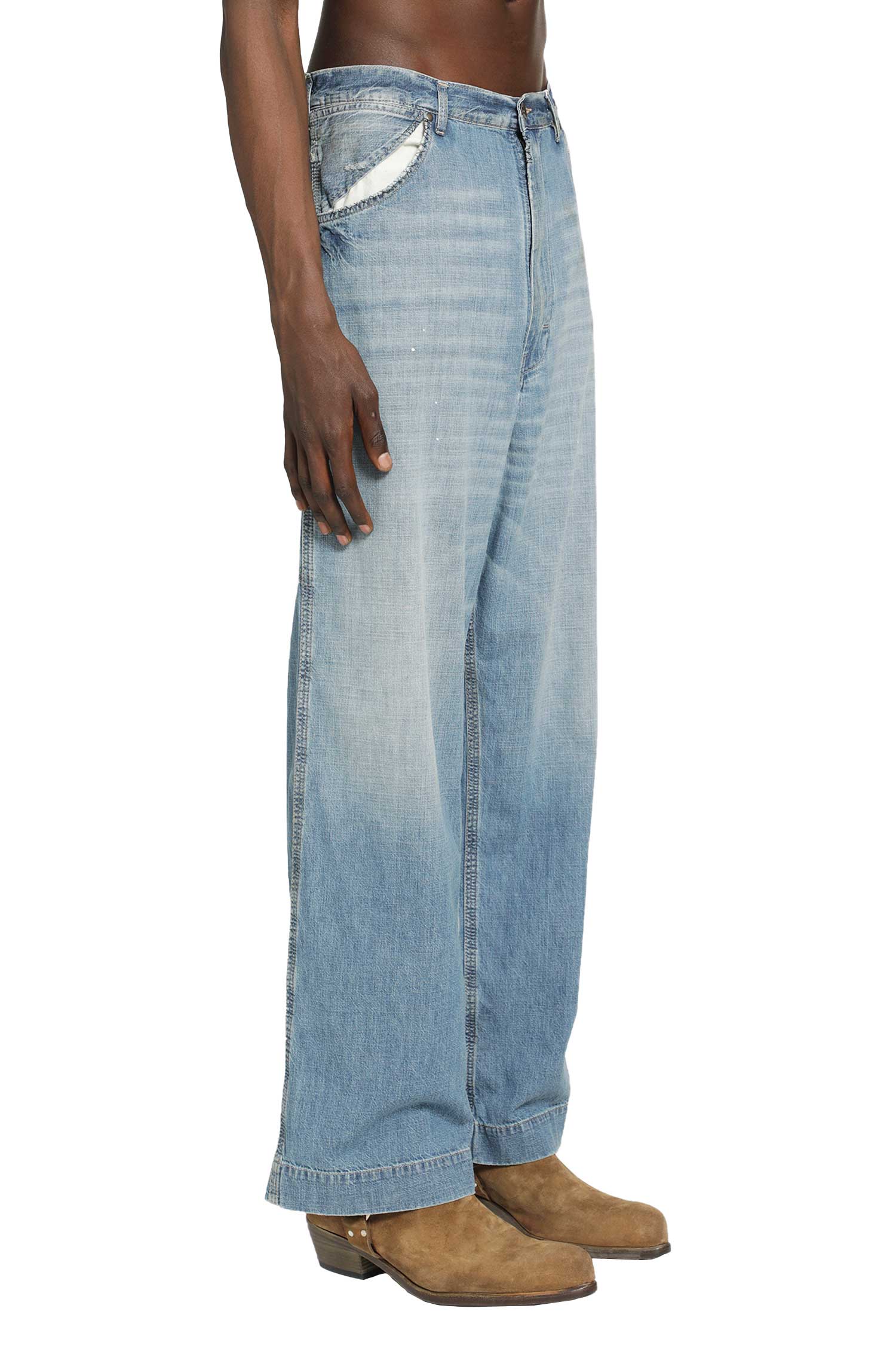Оригінальна Wide Leg Jeans Maison margiela – детальний вид