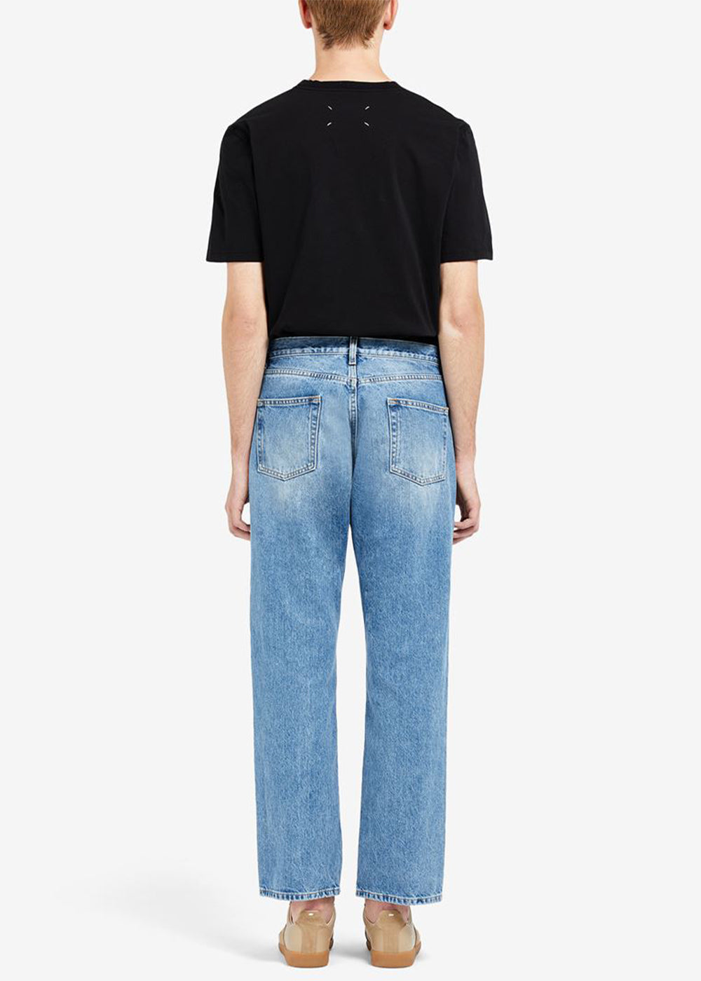 Vintage Blue Straight-Leg Jeans Maison margiela – Гарантія оригінальності – детальний вид