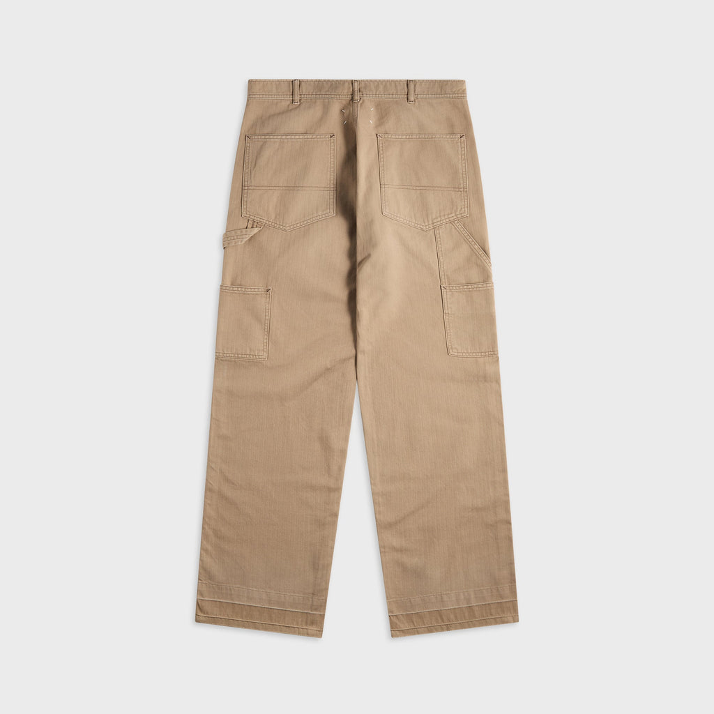 Оригінальна Stone Washed Jeans Beige Maison margiela – вид ззаду