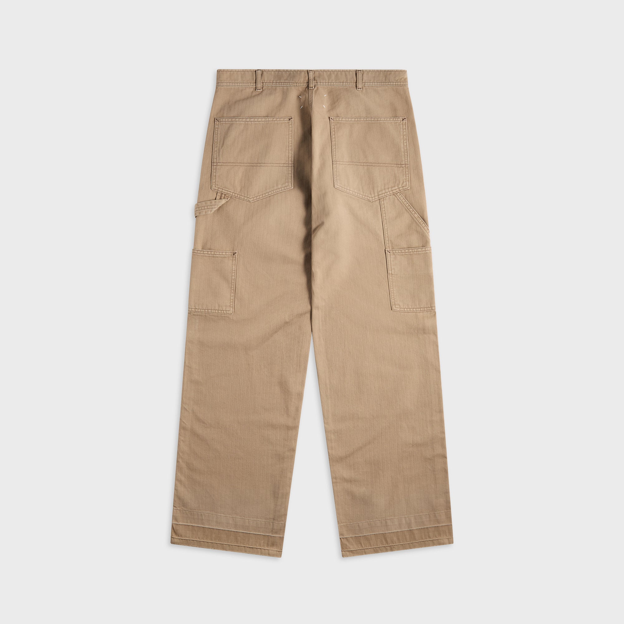 Оригінальна Stone Washed Jeans Beige Maison margiela – вид ззаду