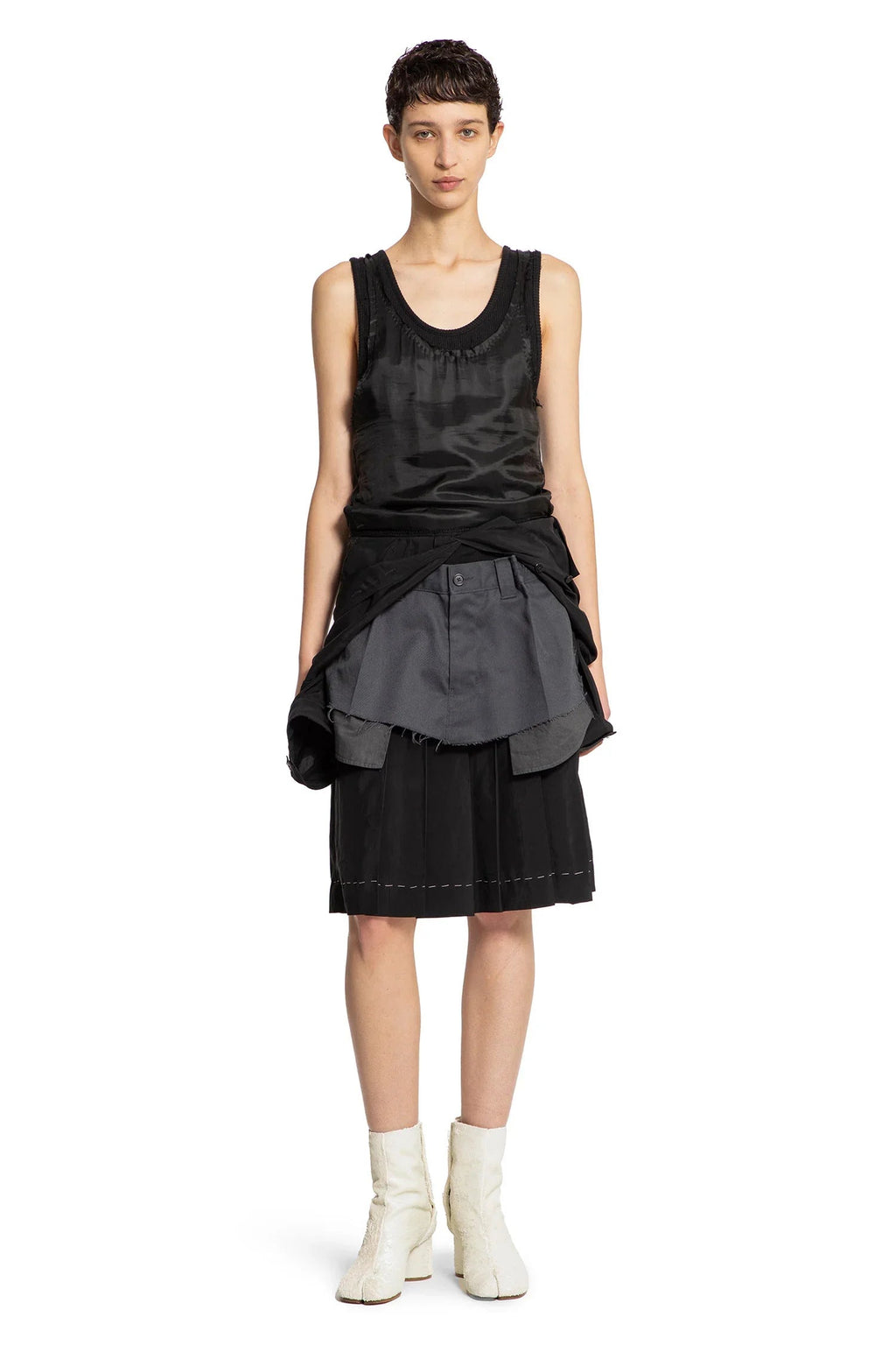 Оригінальна Anonymity Of The Lining MIDI Dress Maison margiela – боковий вид
