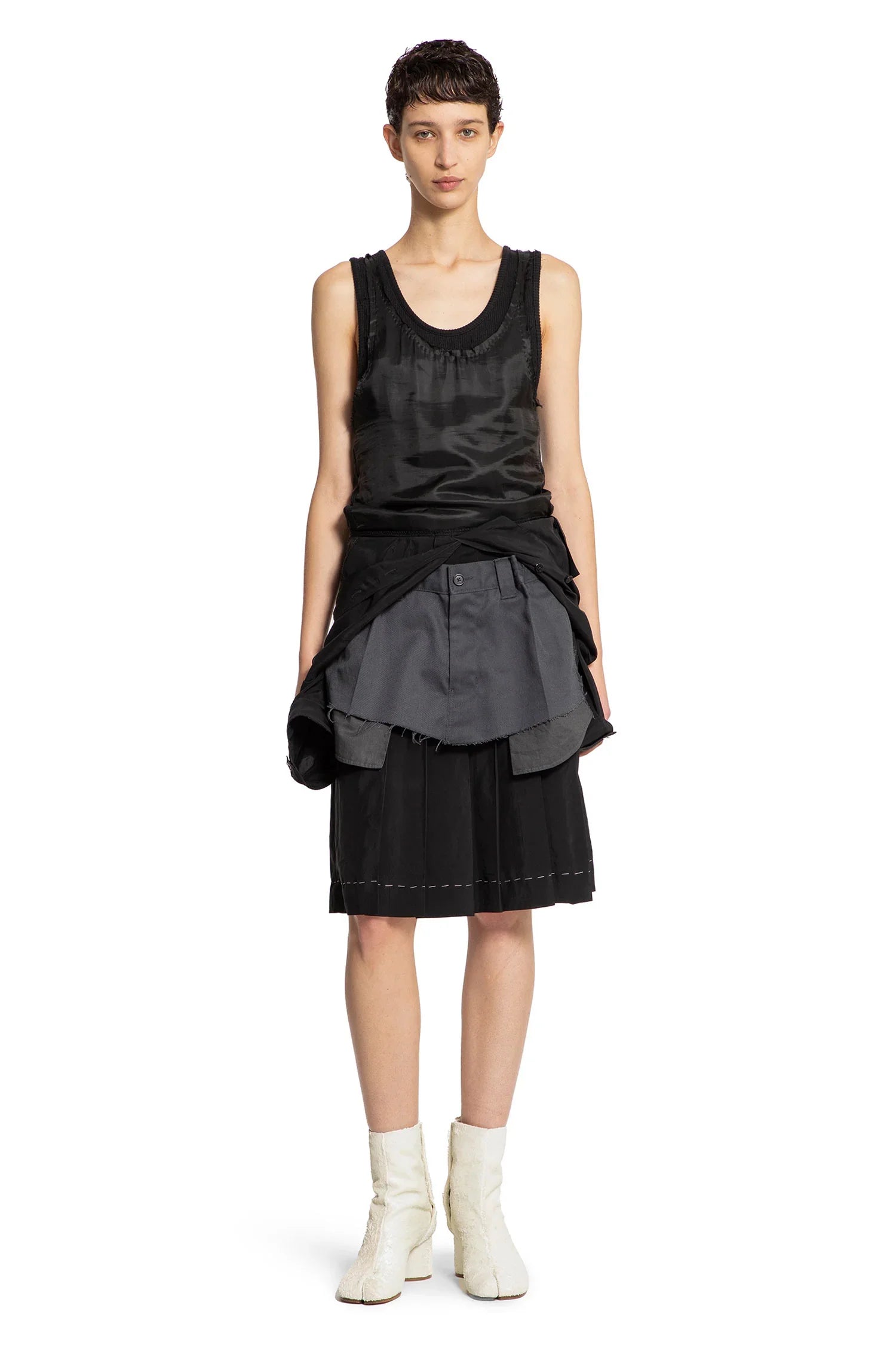 Оригінальна Anonymity Of The Lining MIDI Dress Maison margiela – боковий вид