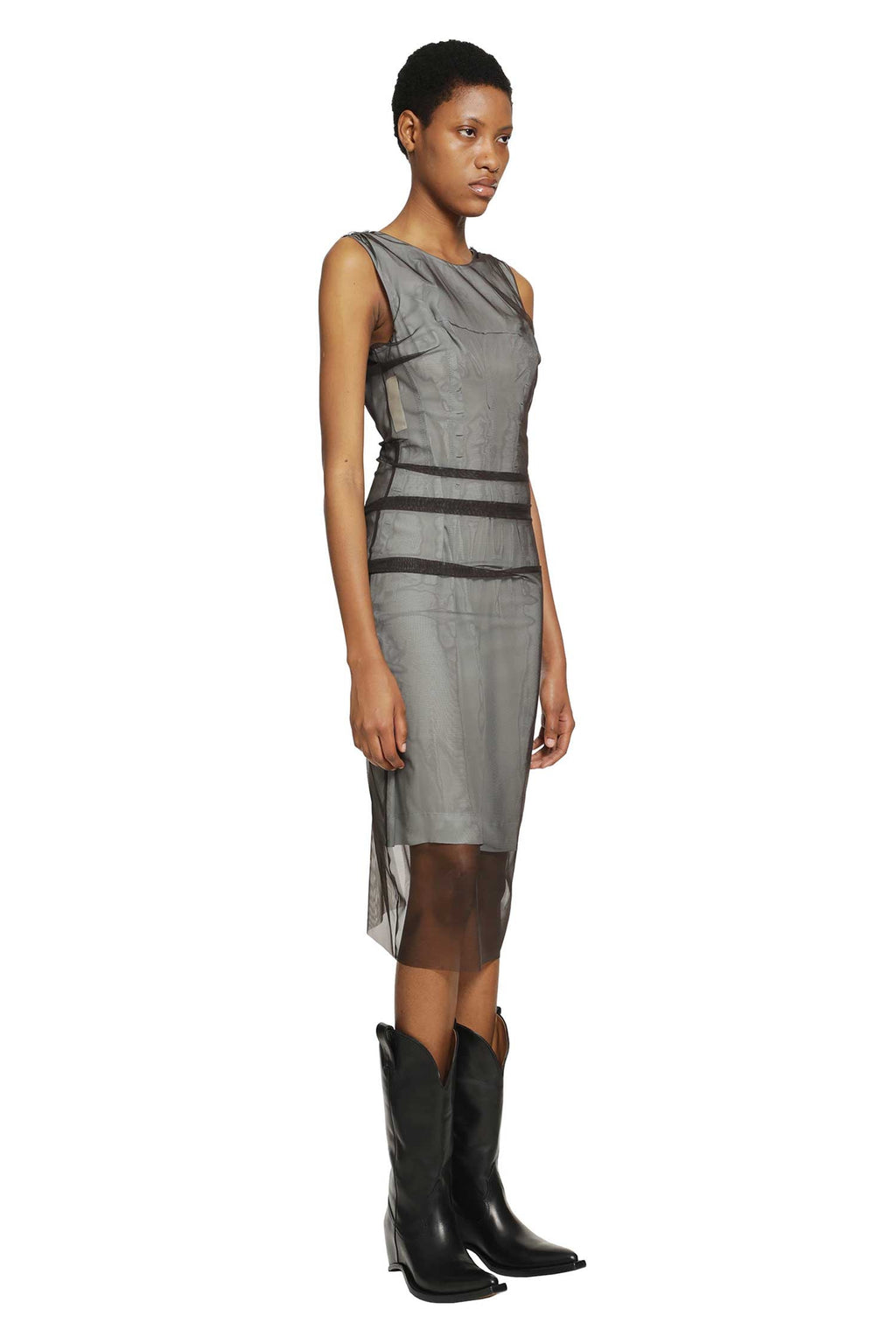 Layered MIDI Dress Maison margiela – Гарантія оригінальності – детальний вид