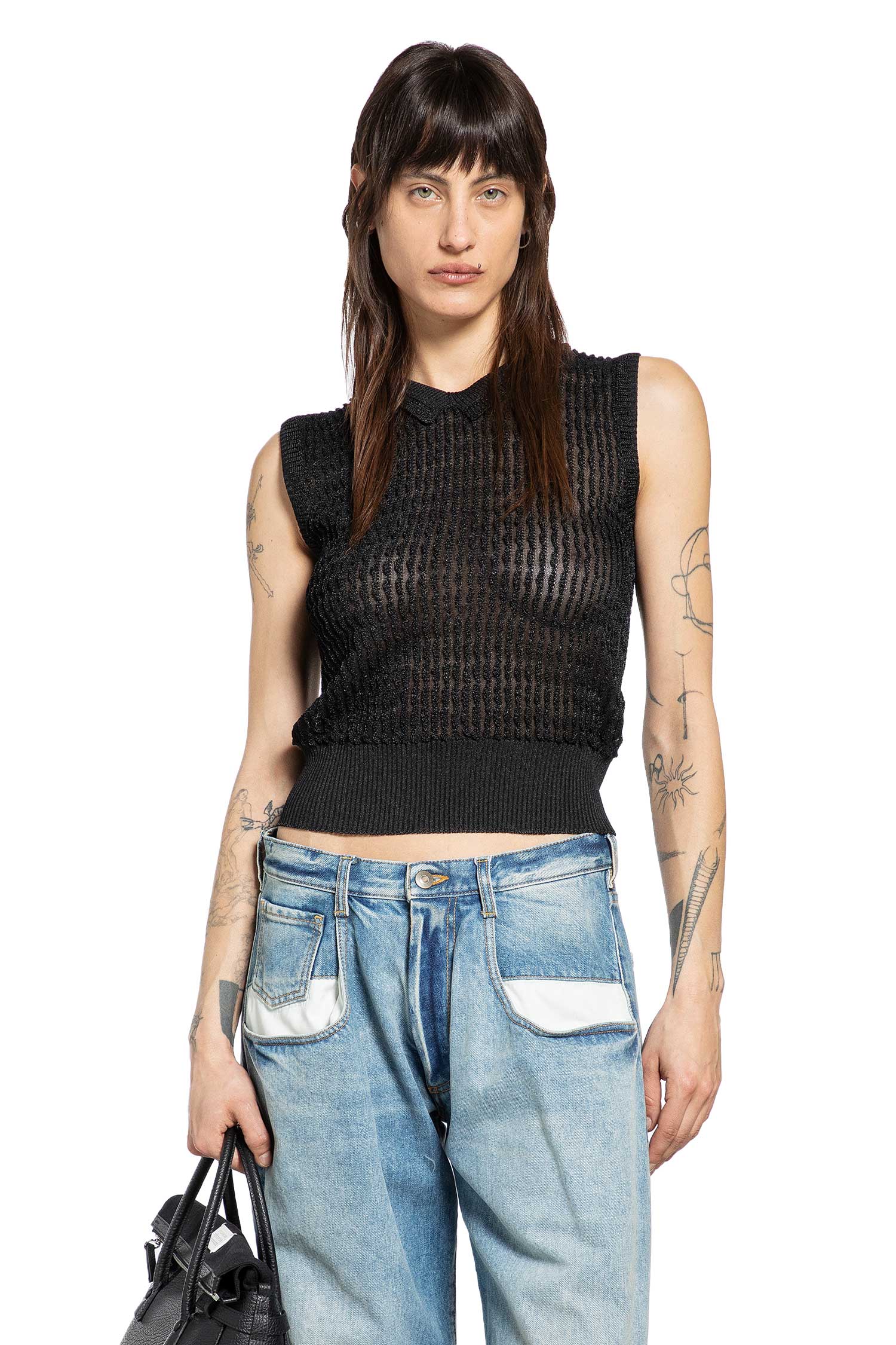 Knit Vest Maison margiela – Гарантія оригінальності – боковий вид