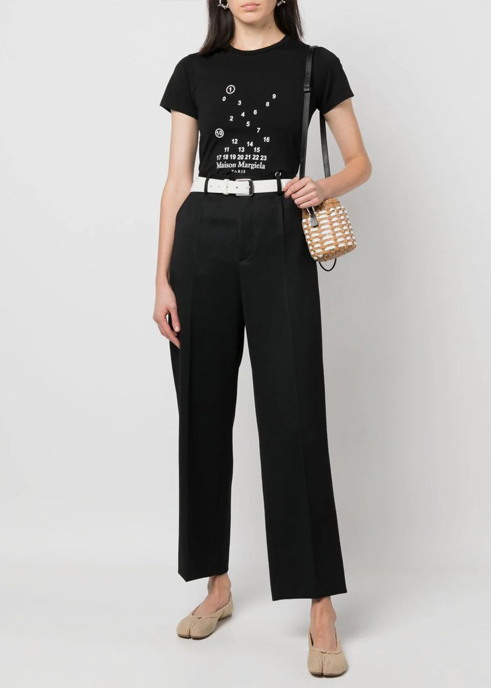 Black Logo T-Shirt Maison margiela – Гарантія оригінальності – збільшений вид
