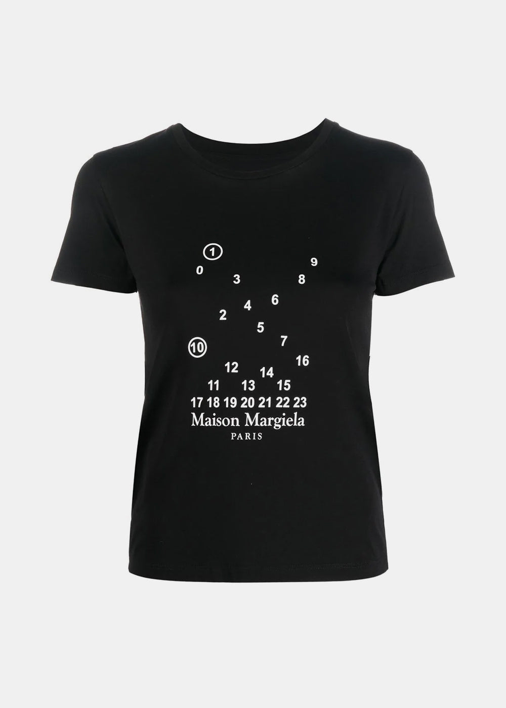 Black Logo T-Shirt Maison margiela – Гарантія оригінальності – боковий вид