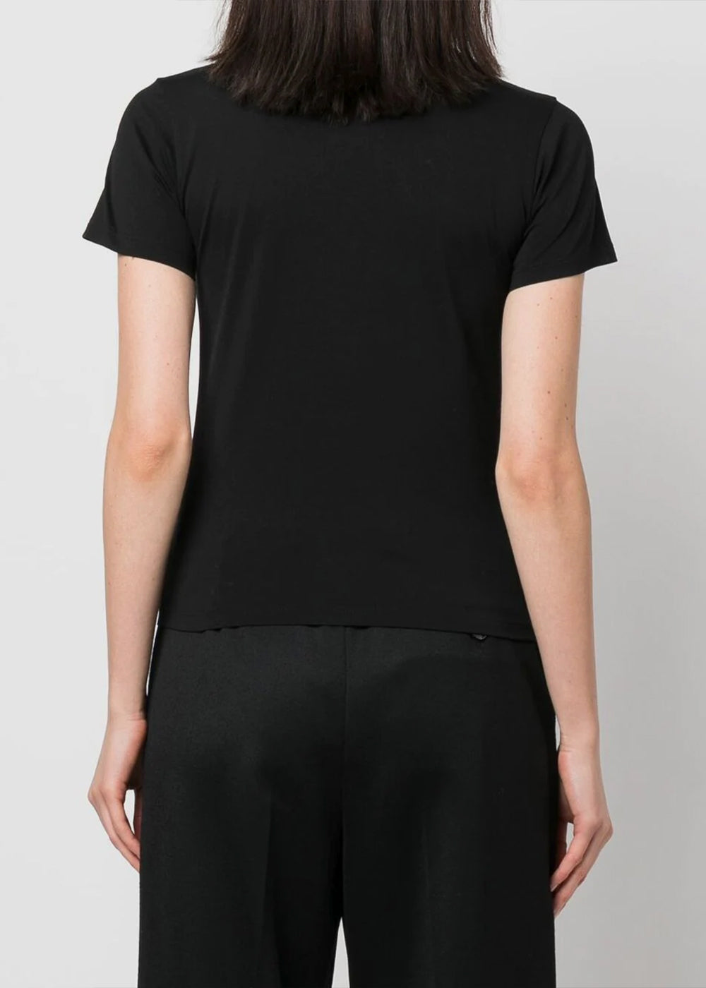 Black Logo T-Shirt Maison margiela – Гарантія оригінальності – детальний вид