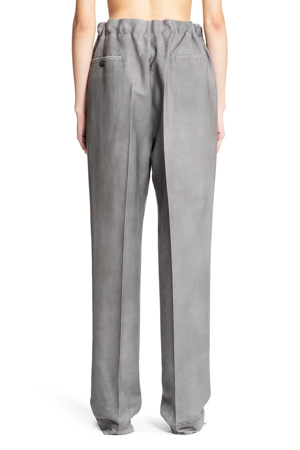 Wool Mohair Drawstring Pants Maison margiela – Гарантія оригінальності – збільшений вид