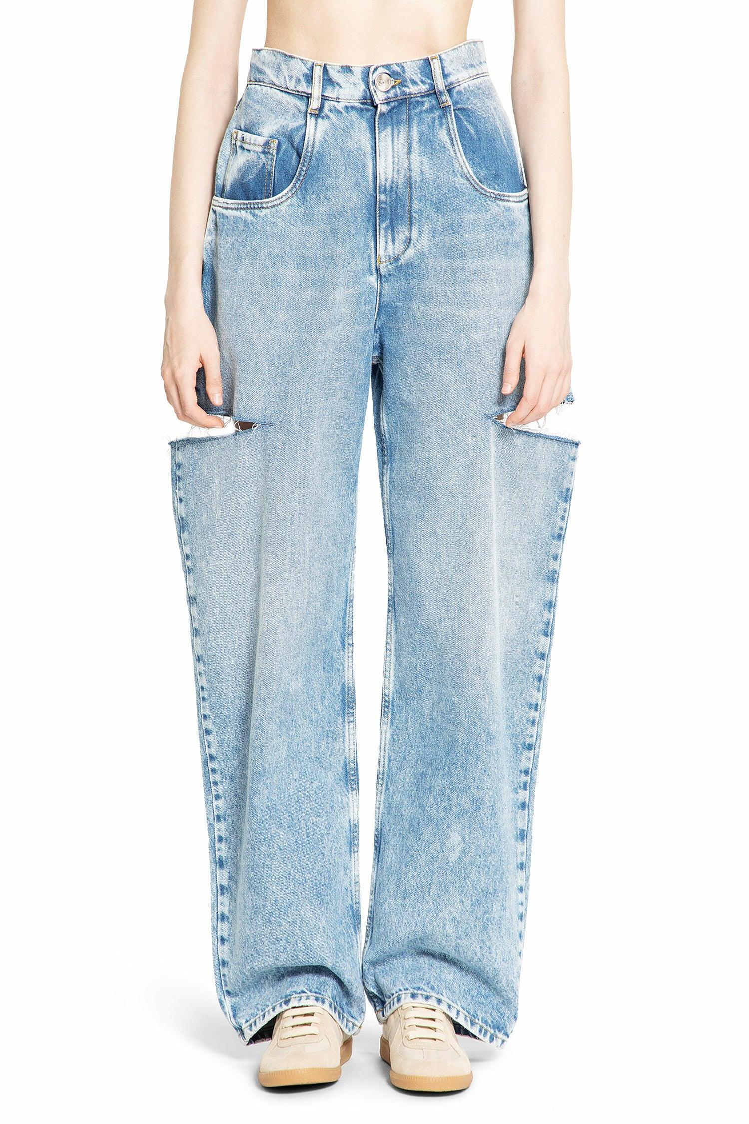 Оригінальна Denim Jeans With Slash Details Maison margiela – вид ззаду