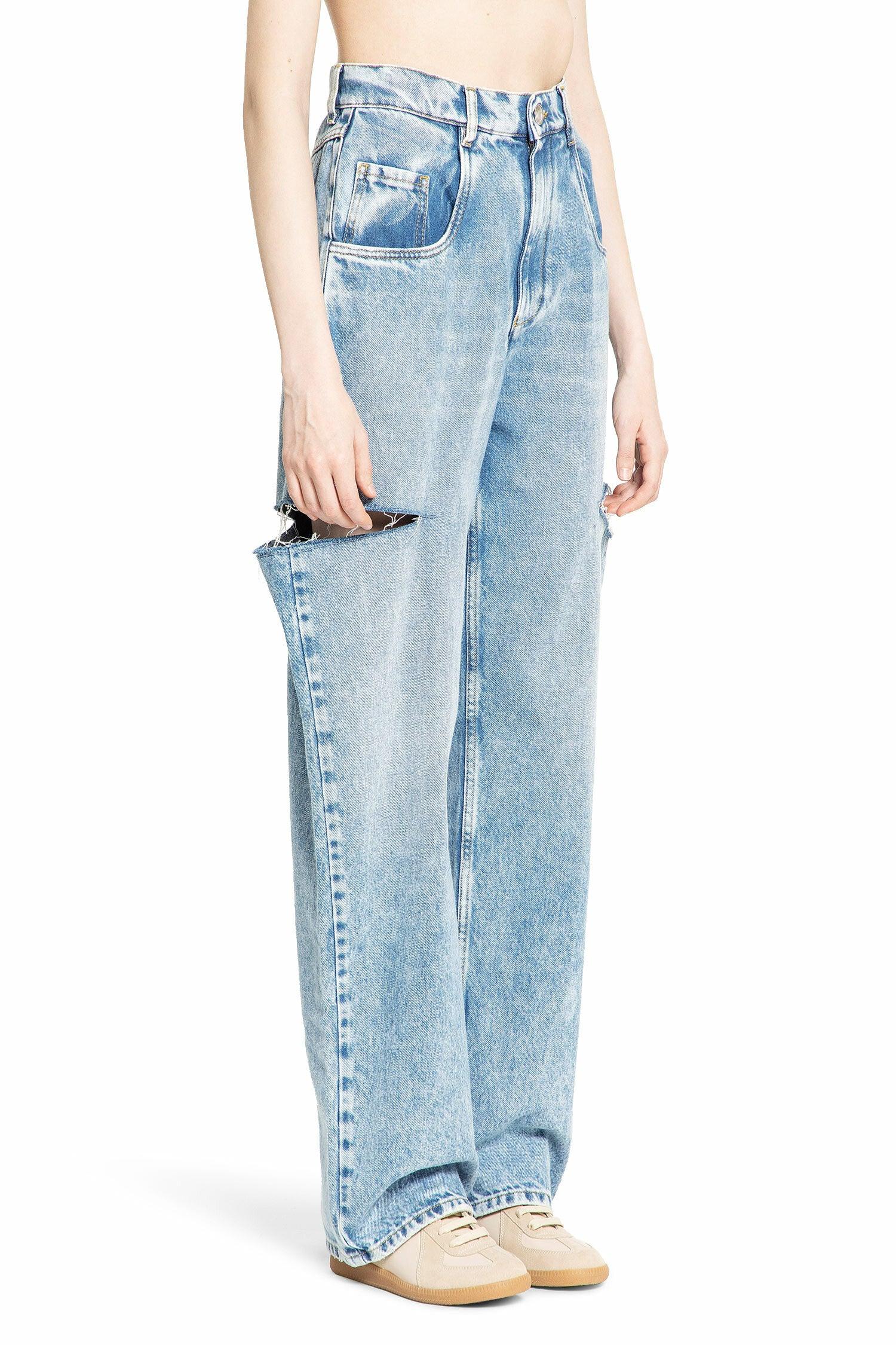 Оригінальна Denim Jeans With Slash Details Maison margiela – детальний вид