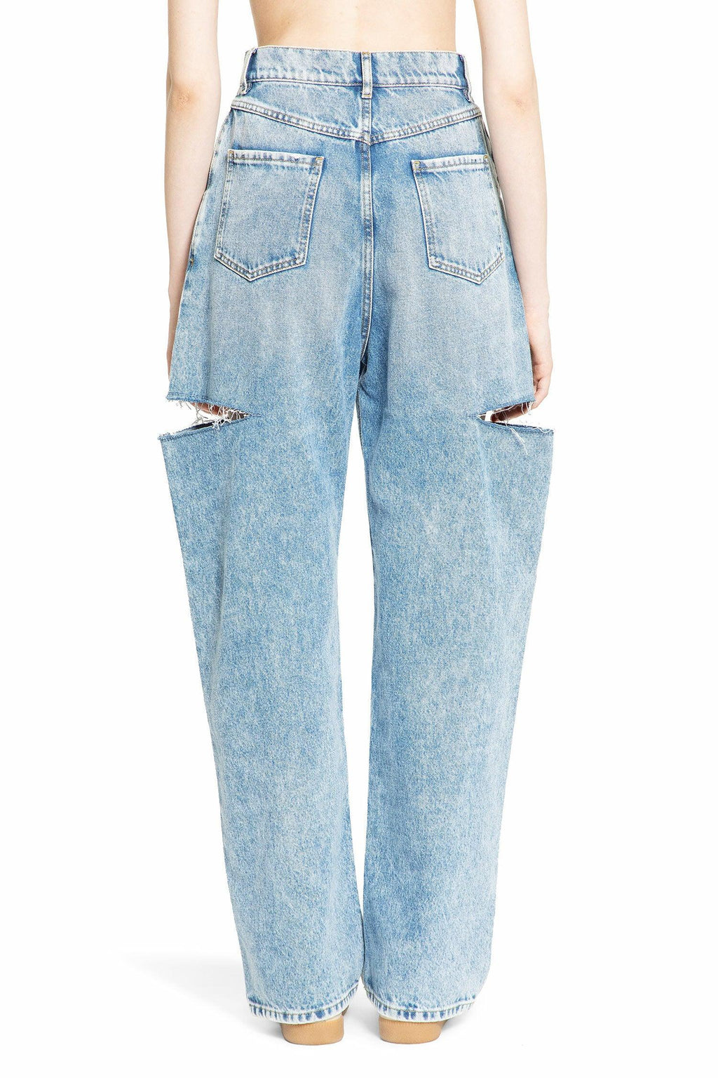 Оригінальна Denim Jeans With Slash Details Maison margiela – збільшений вид