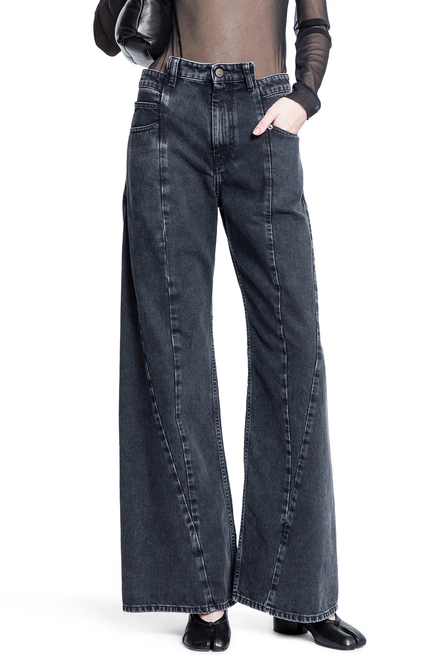 Spliced Cut-Out 5 Pocket Jeans Maison margiela оригінал – Купити в Україні – боковий вид