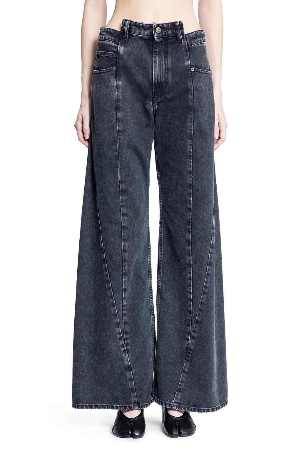 Spliced Cut-Out 5 Pocket Jeans Maison margiela оригінал – Купити в Україні – вид ззаду