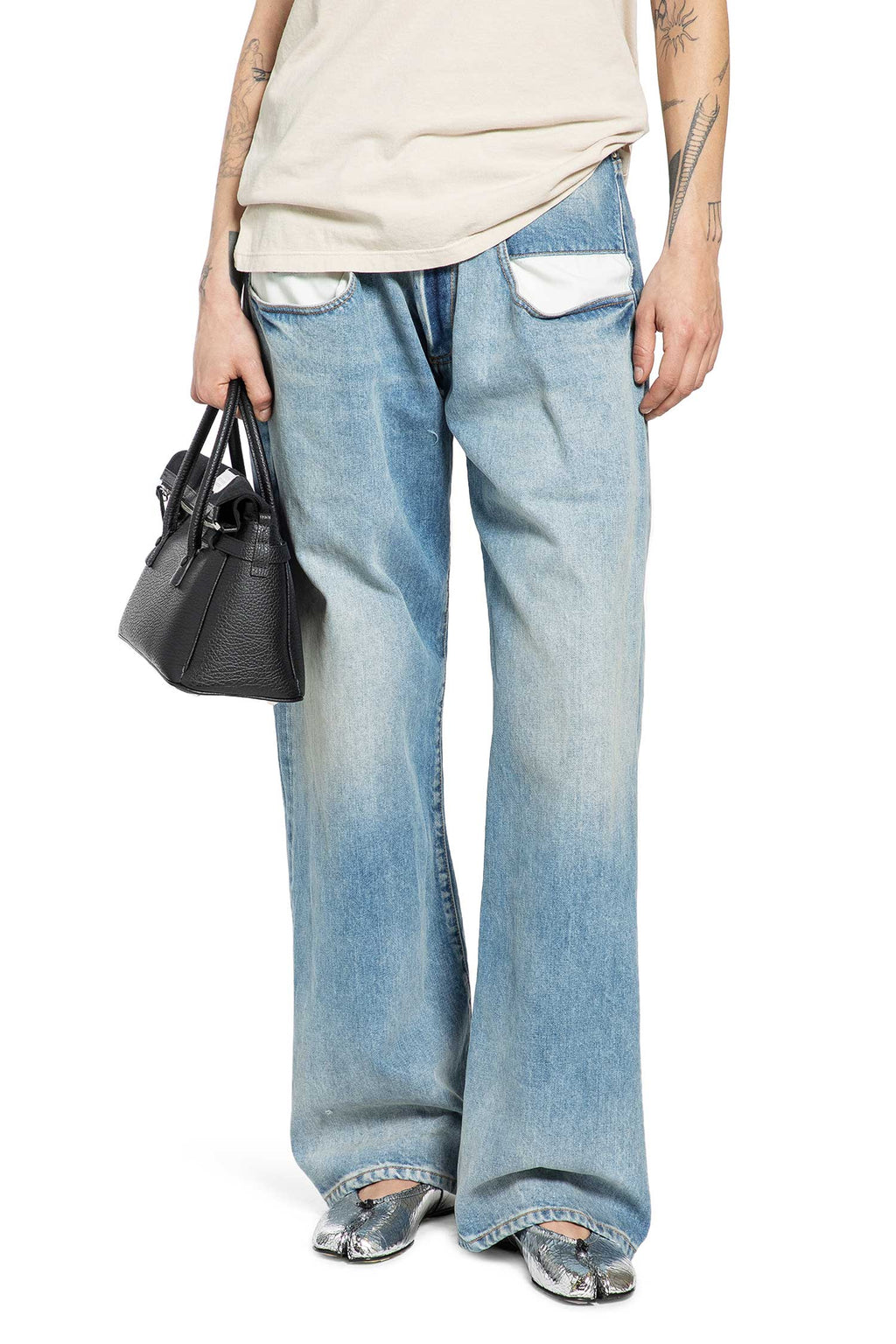 Low Rise Loose Fit Jeans Maison margiela оригінал – Купити в Україні – боковий вид