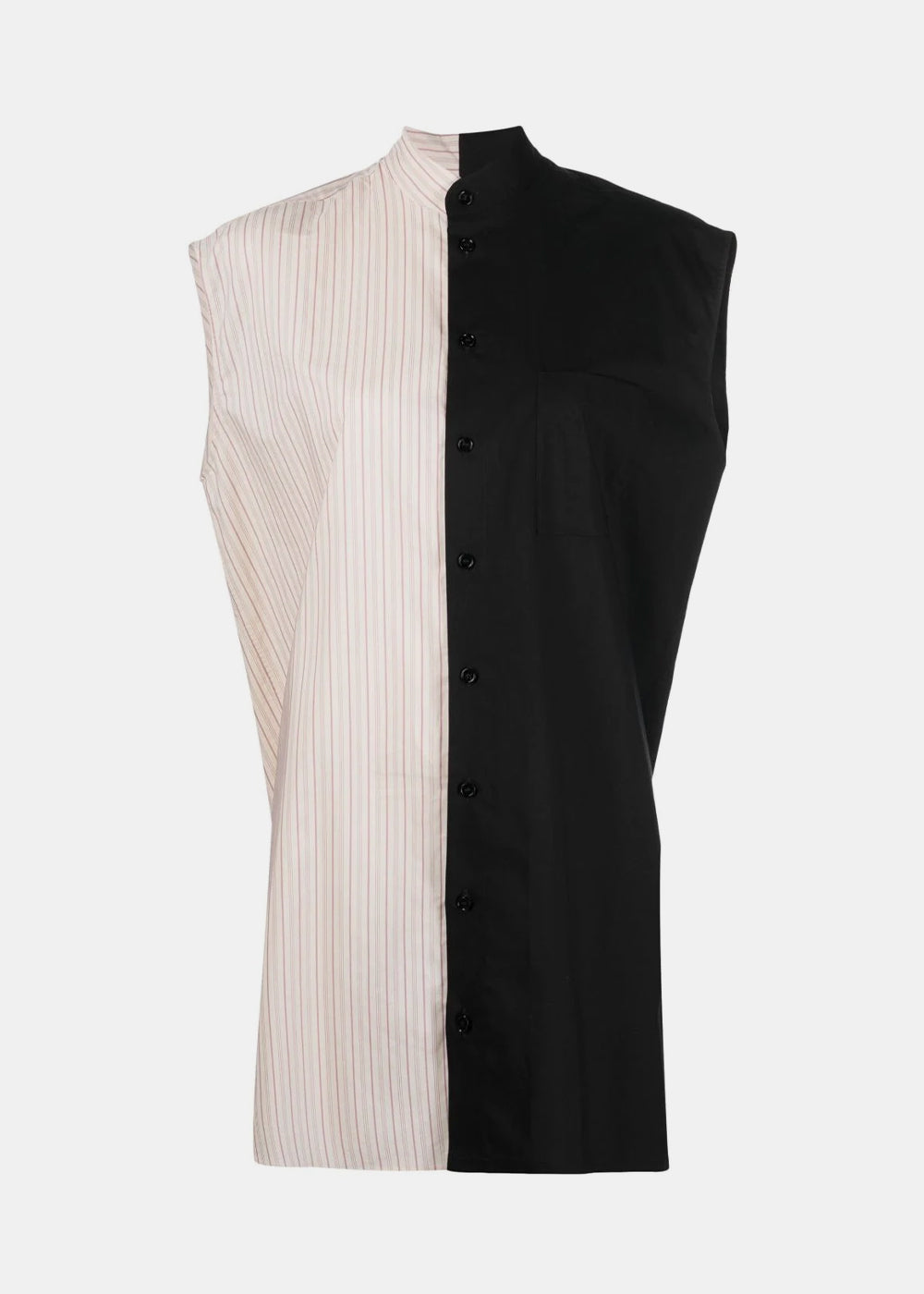 Black & Rose Stripe Dress Maison margiela оригінал – Купити в Україні – боковий вид