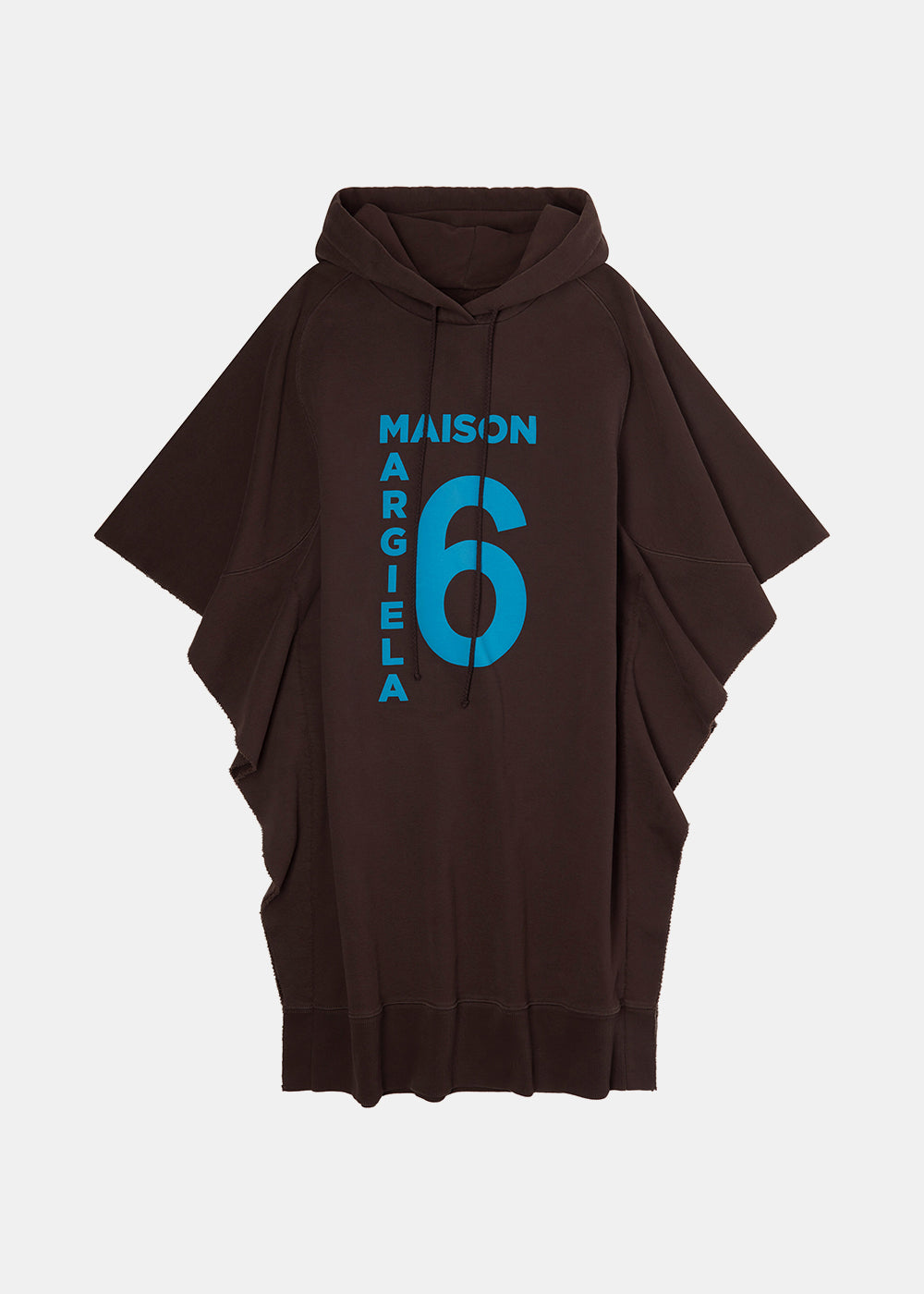 Оригінальна Brown Logo Hoodie Dress Maison margiela – боковий вид