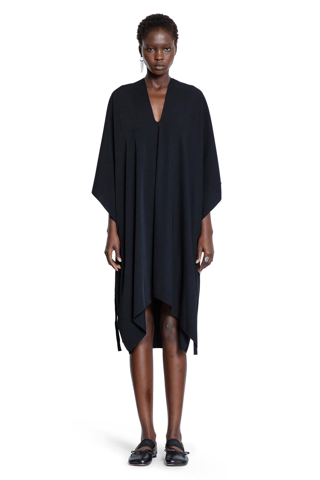 Draped MIDI Dress Maison margiela – Гарантія оригінальності – вид ззаду