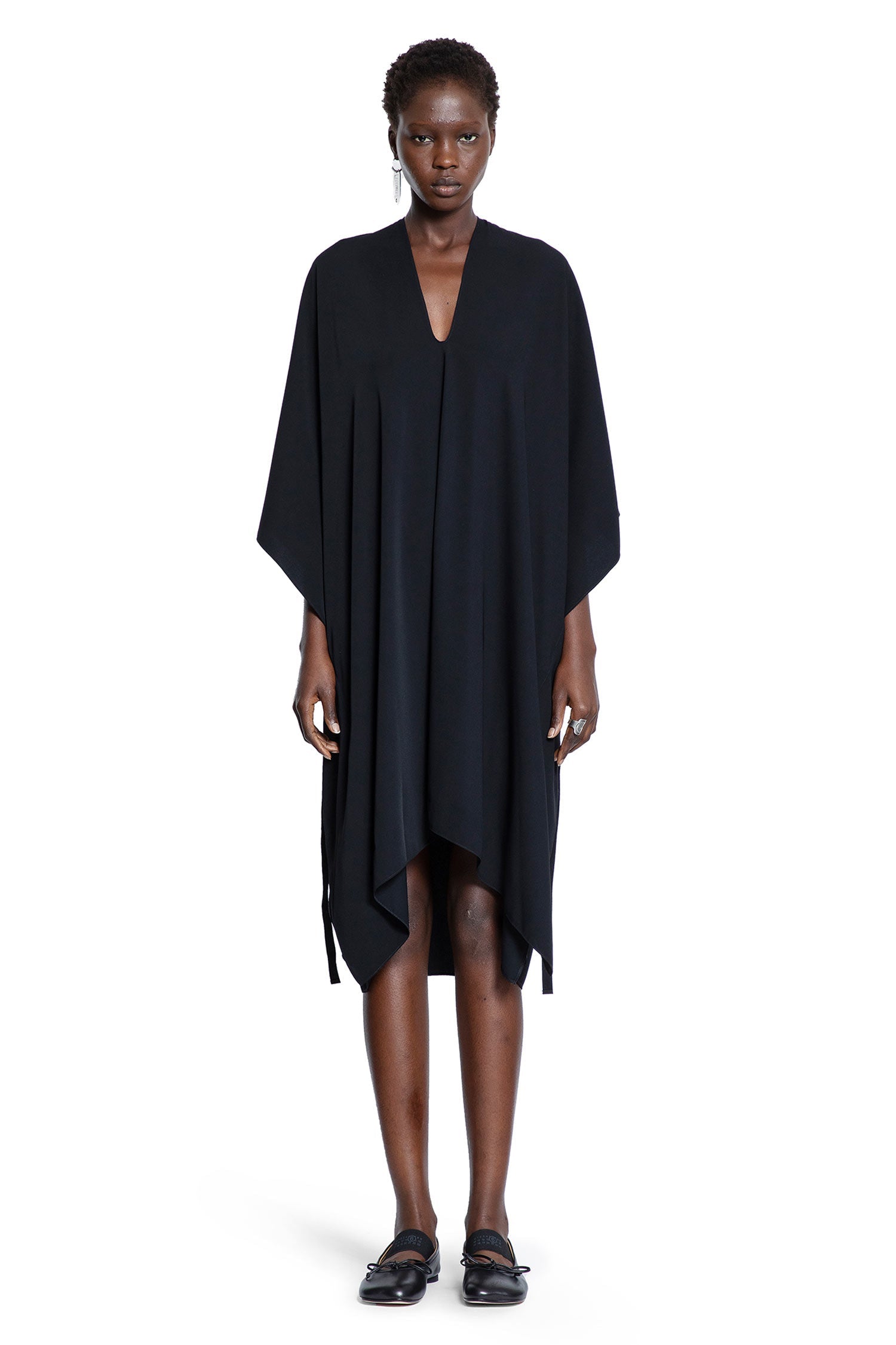 Draped MIDI Dress Maison margiela – Гарантія оригінальності – вид ззаду