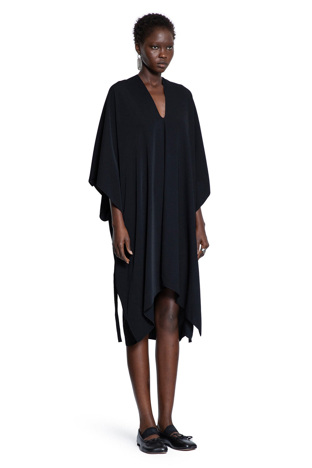 Draped MIDI Dress Maison margiela – Гарантія оригінальності – детальний вид